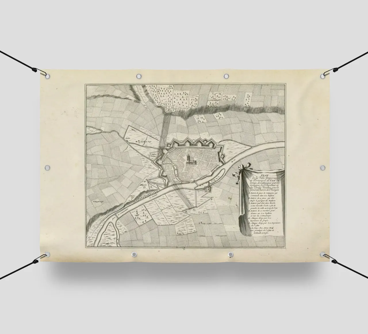 Ulm, Germany, 1704 bâche pvc de Artokoloro Quint Lox Ltd