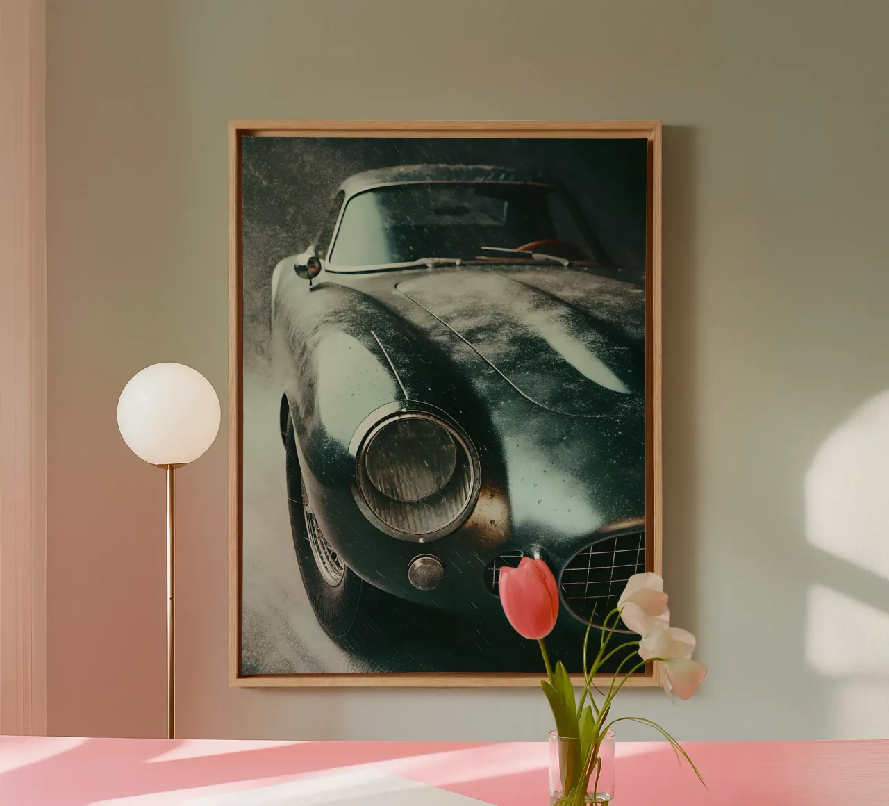 Auto d'epoca tela con Cornice a cassetta da CAR EDITION