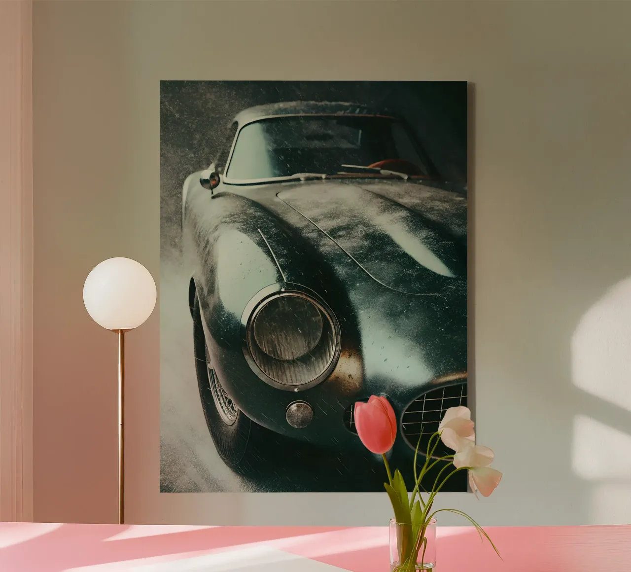 Auto d'epoca tela con Cornice a cassetta da CAR EDITION