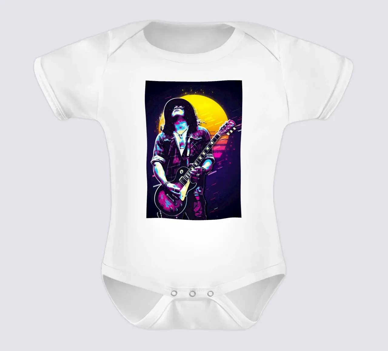 Arte retrò Slash body neonato maniche corte da diedrich