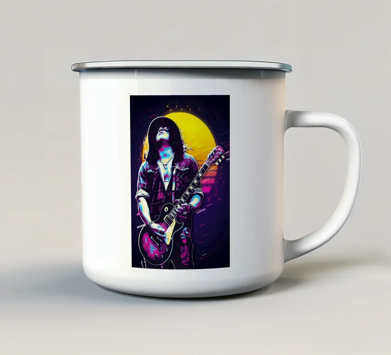 Arte retrò Slash tazza in smalto da diedrich
