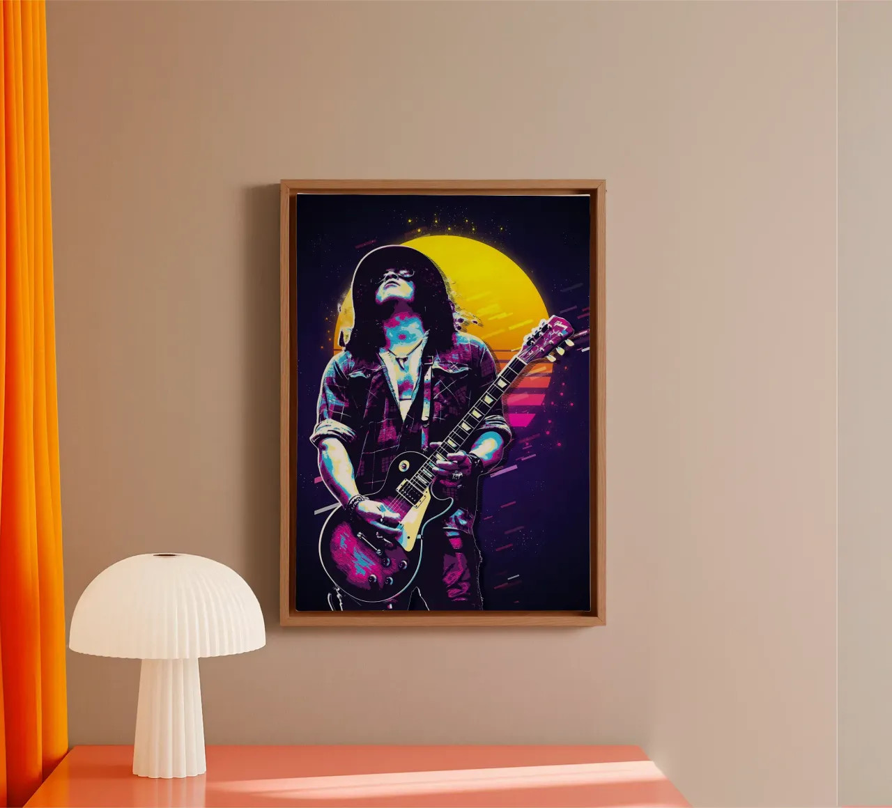 Slash Retro Art canvas by diedrich