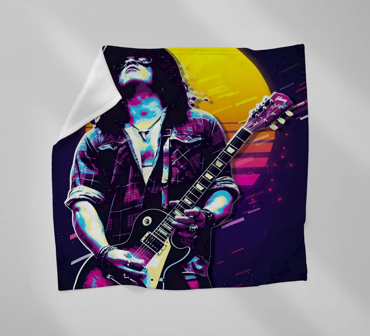 Arte retrò Slash coperta in pile da diedrich