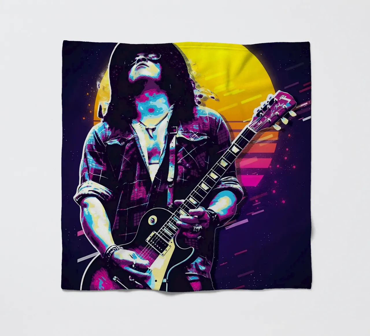 Arte retrò Slash coperta in pile da diedrich