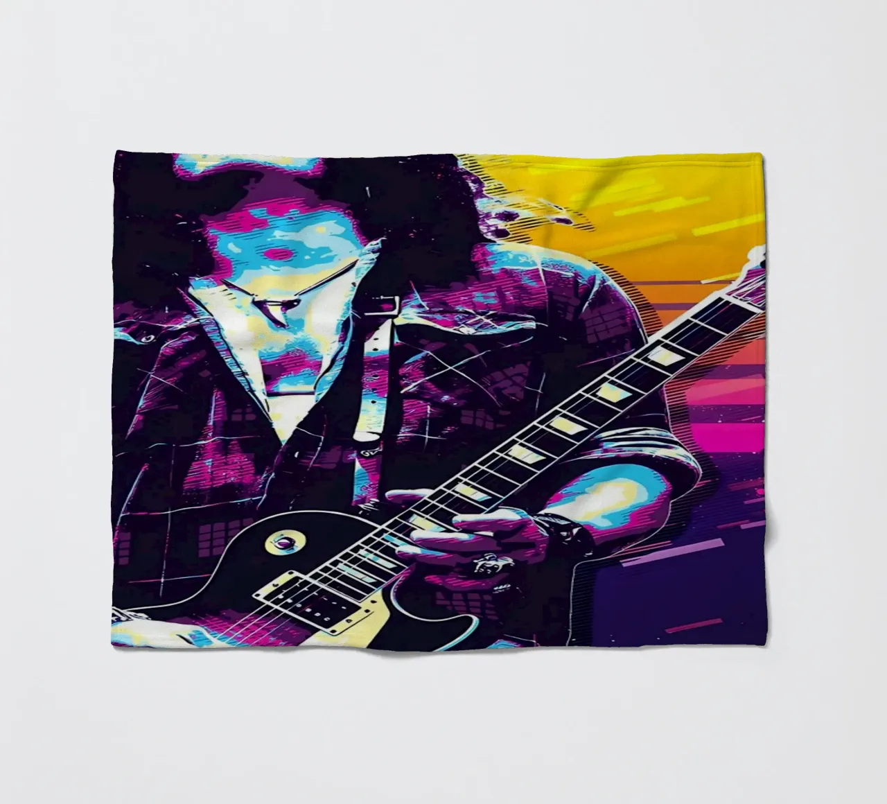 Arte retrò Slash coperta in pile da diedrich