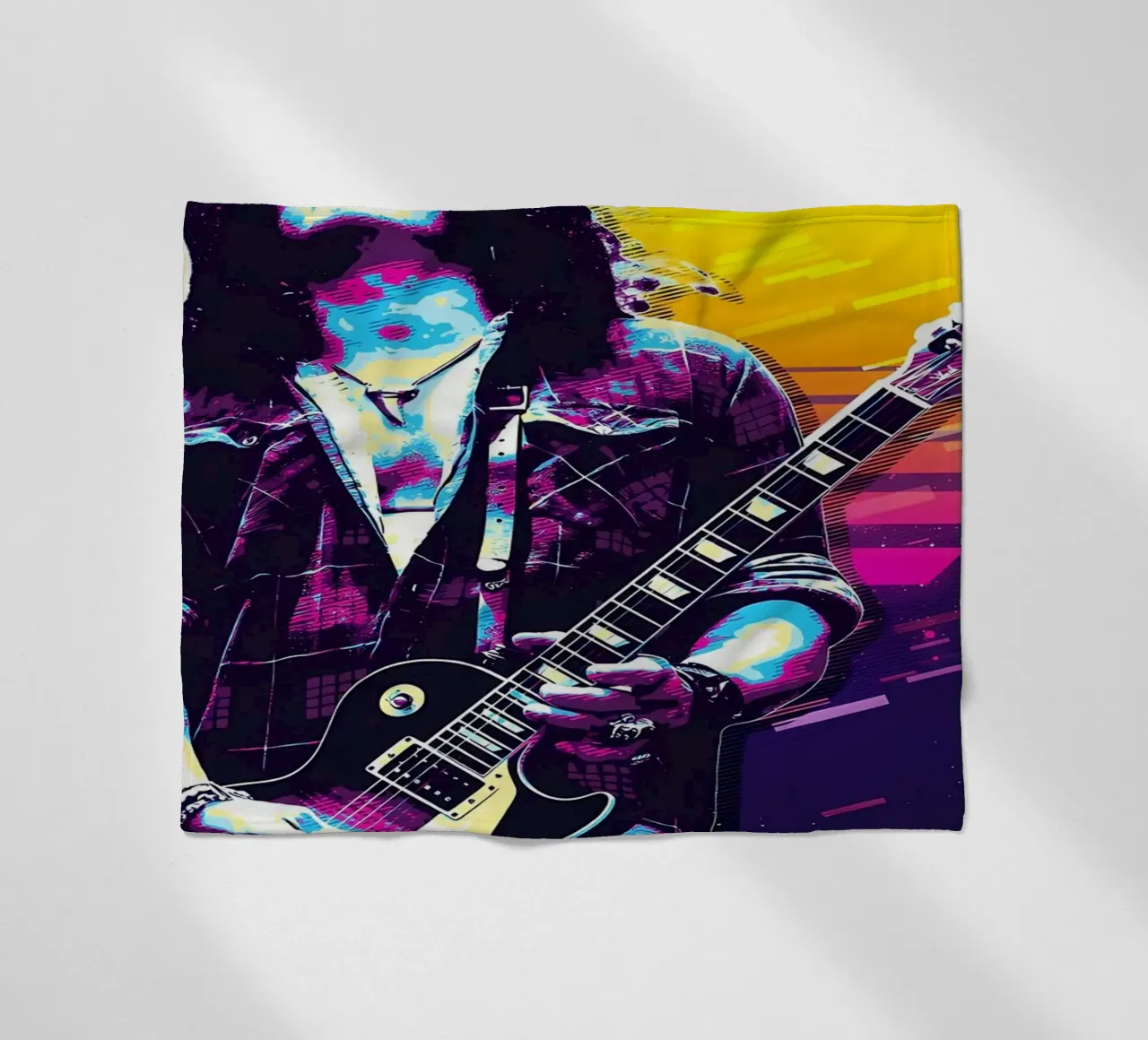 Arte retrò Slash coperta in pile da diedrich