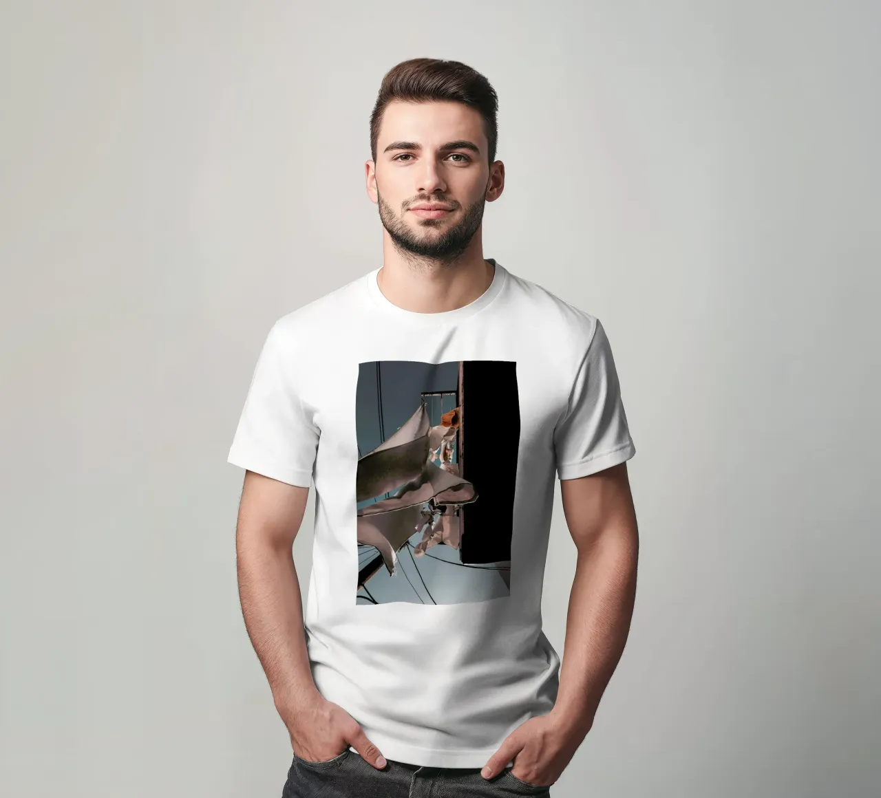 Drying Clothes t-shirt da Sebastian Hilgetag