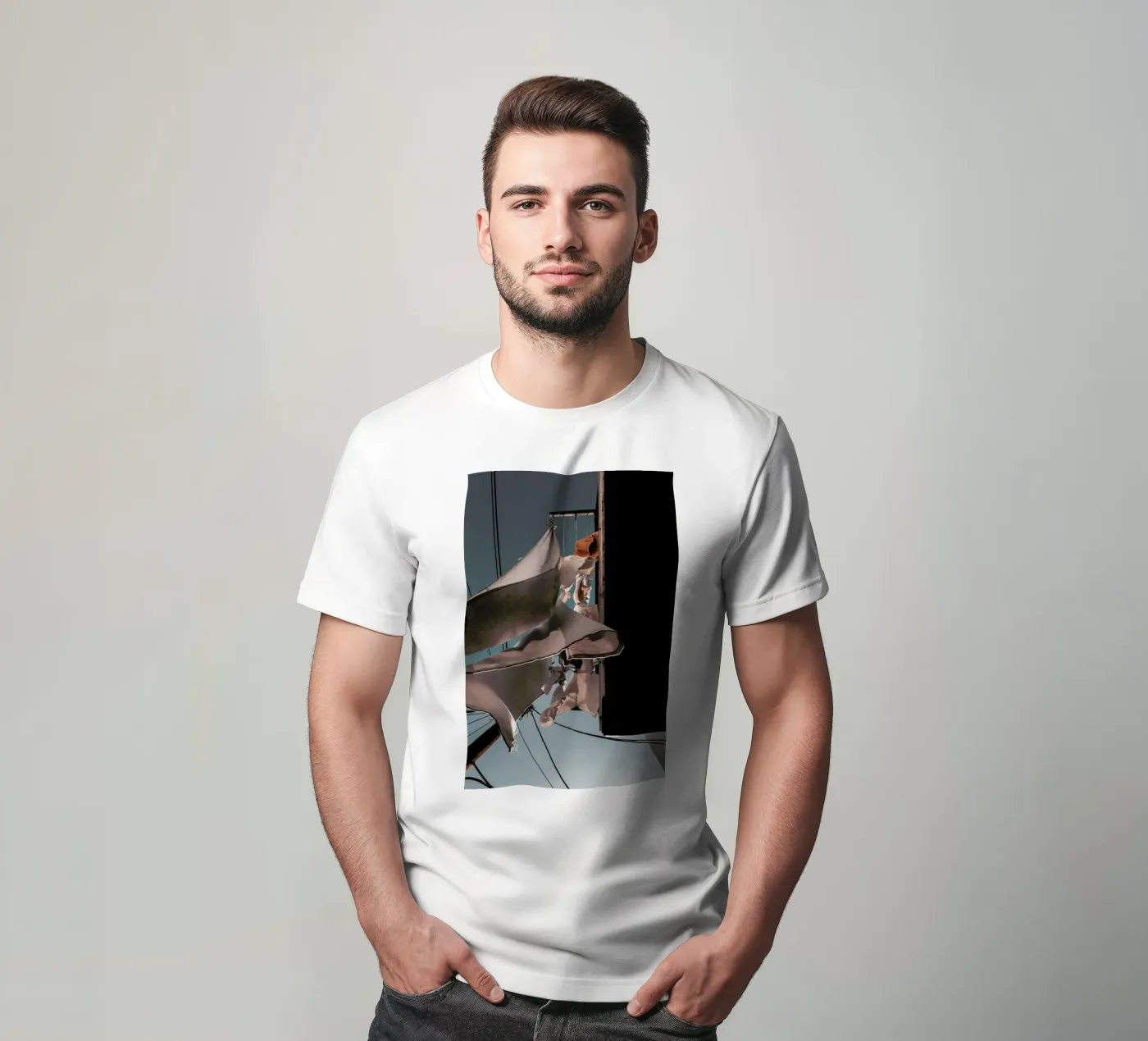 Drying Clothes t-shirt da Sebastian Hilgetag