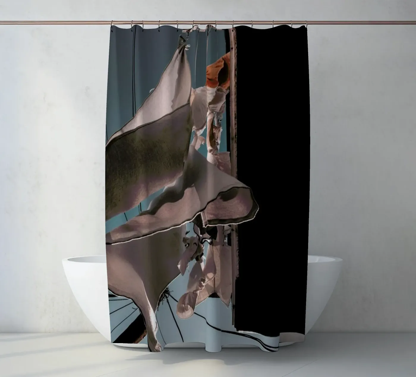 Drying Clothes douchegordijn van Sebastian Hilgetag