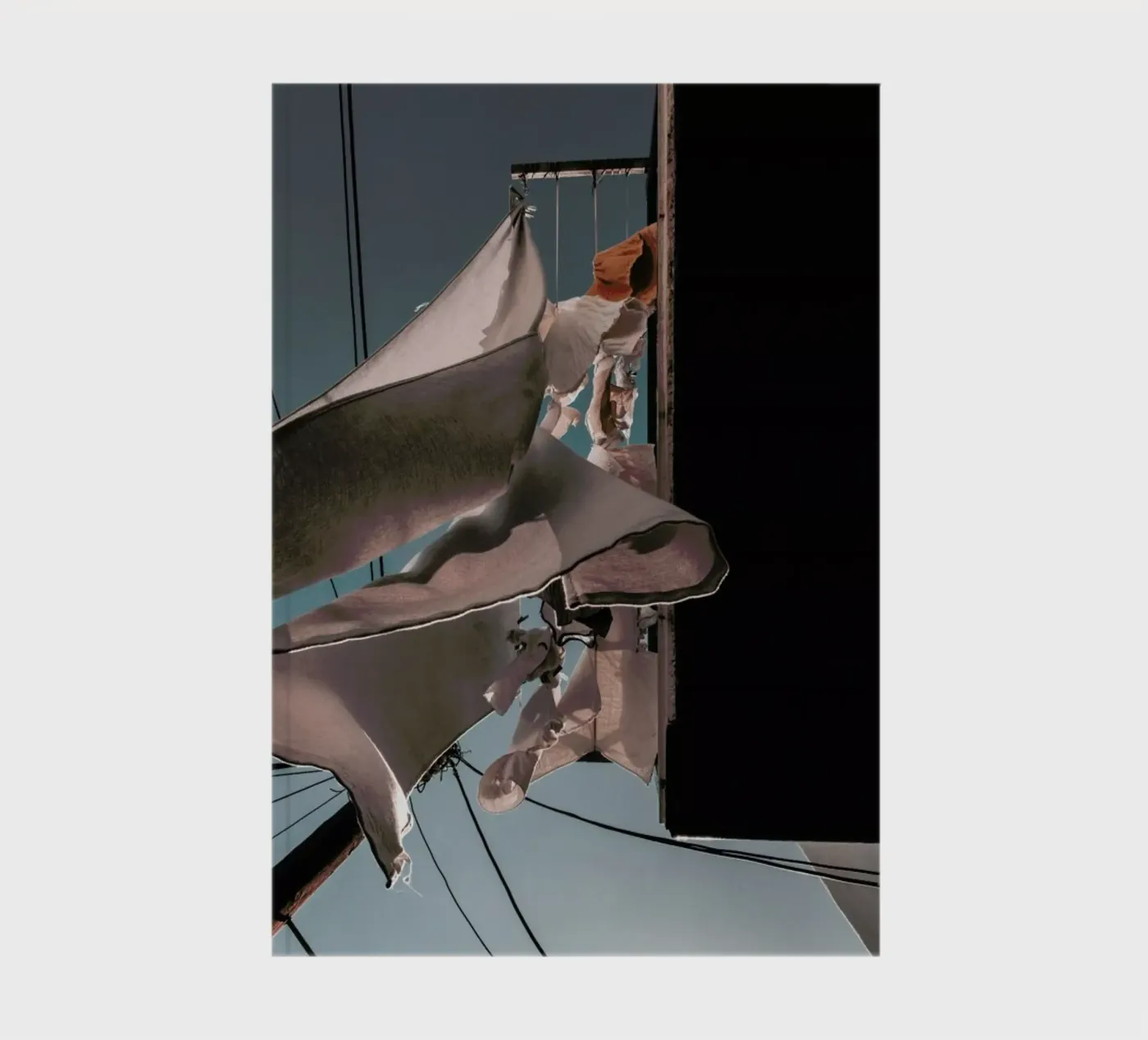 Drying Clothes notebook by Sebastian Hilgetag