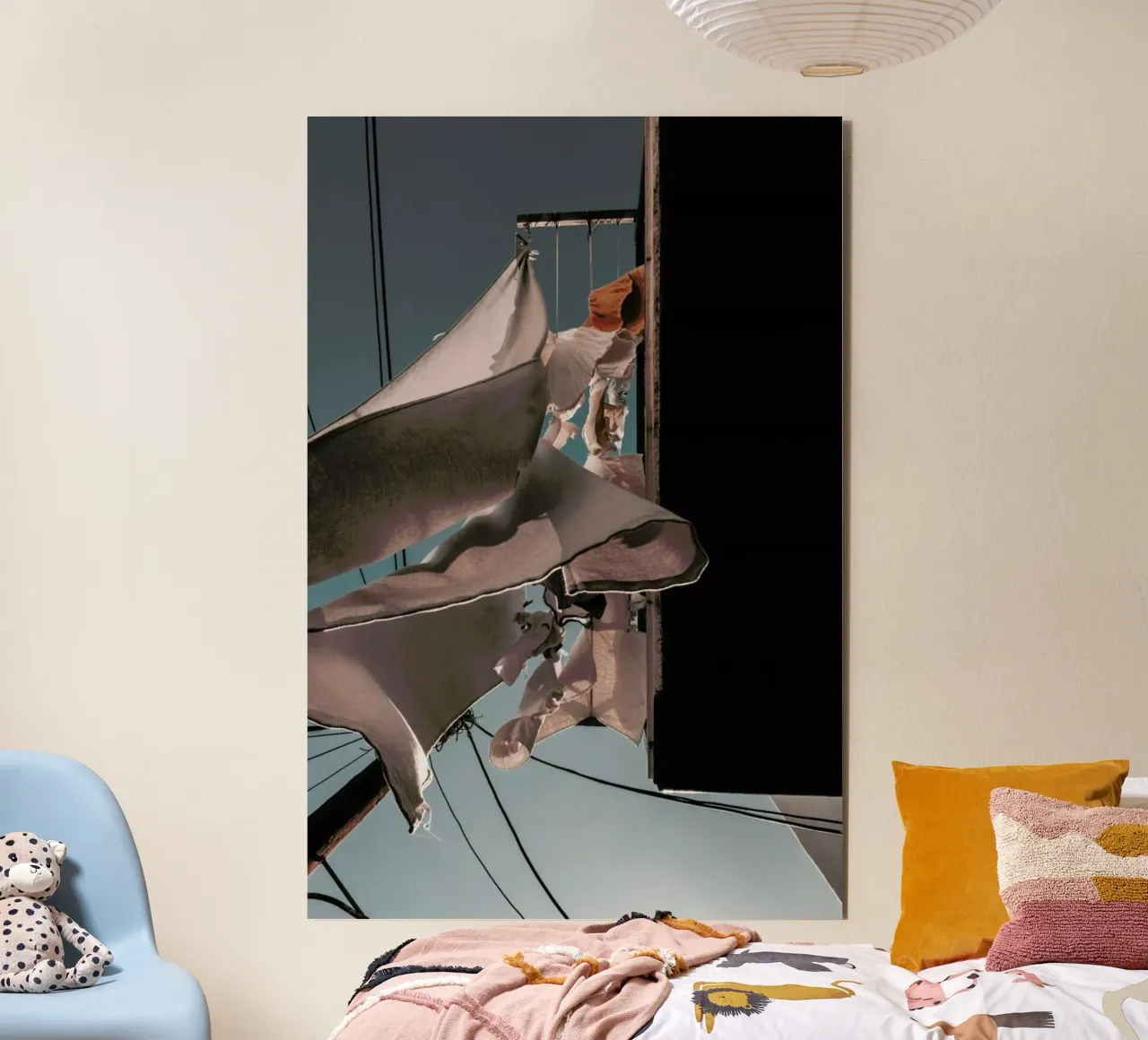 Drying Clothes alluminio dibond da Sebastian Hilgetag