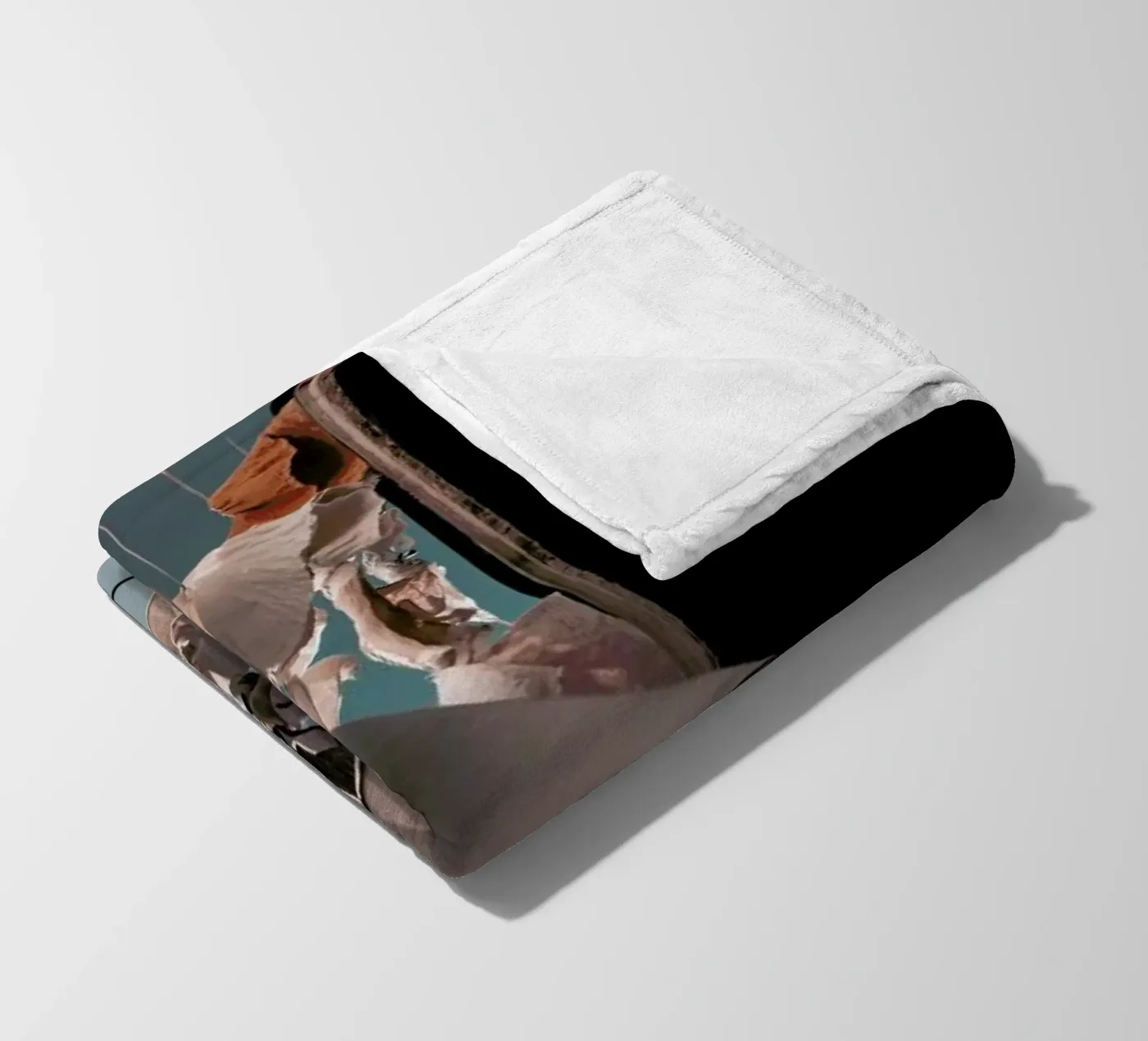 Drying Clothes fleecedeken van Sebastian Hilgetag