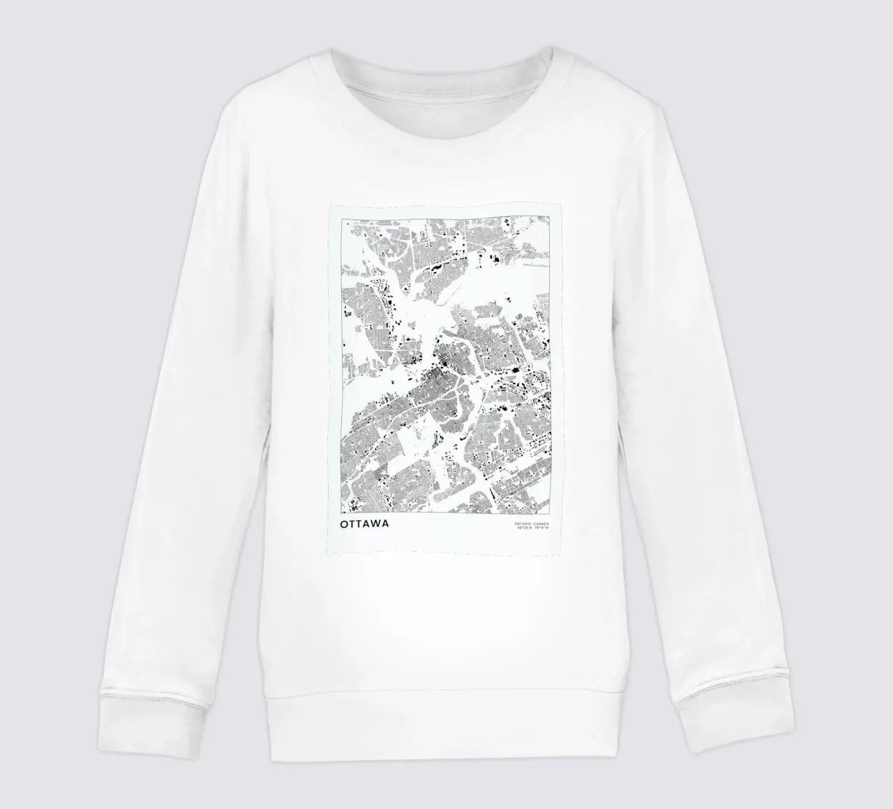 Ottawa felpa bambino da The Cartography Collection