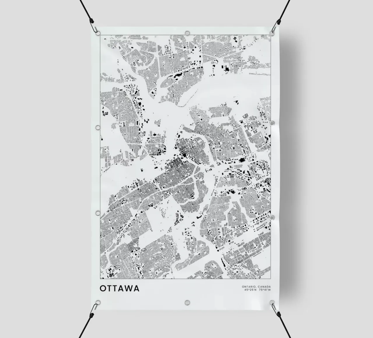 Ottawa telo in pvc da The Cartography Collection