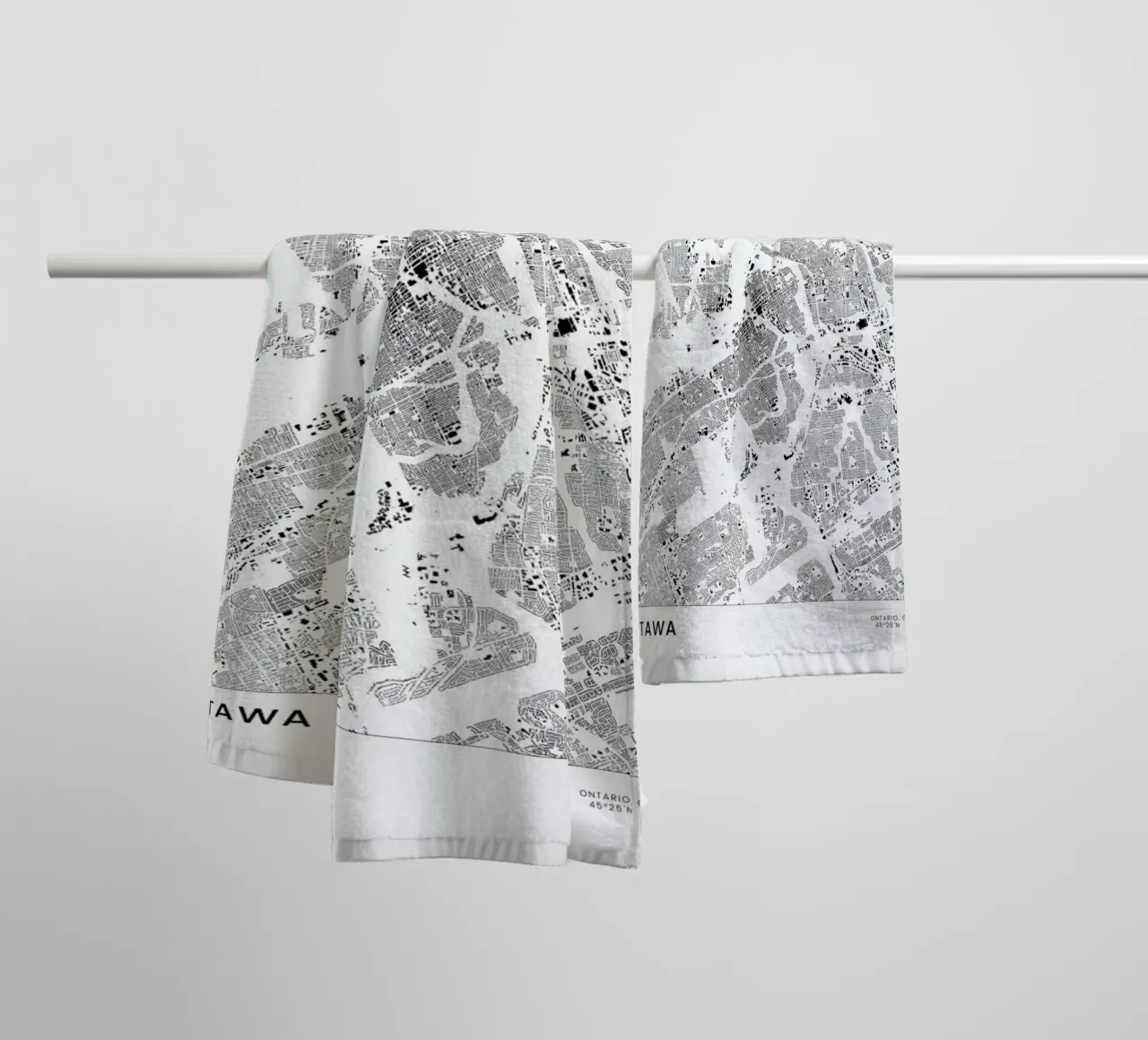 Ottawa asciugamano da bagno da The Cartography Collection