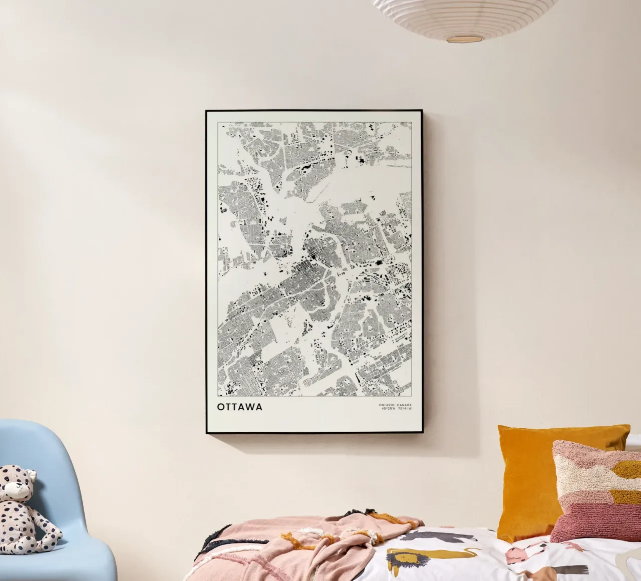 Ottawa plexiglass da The Cartography Collection