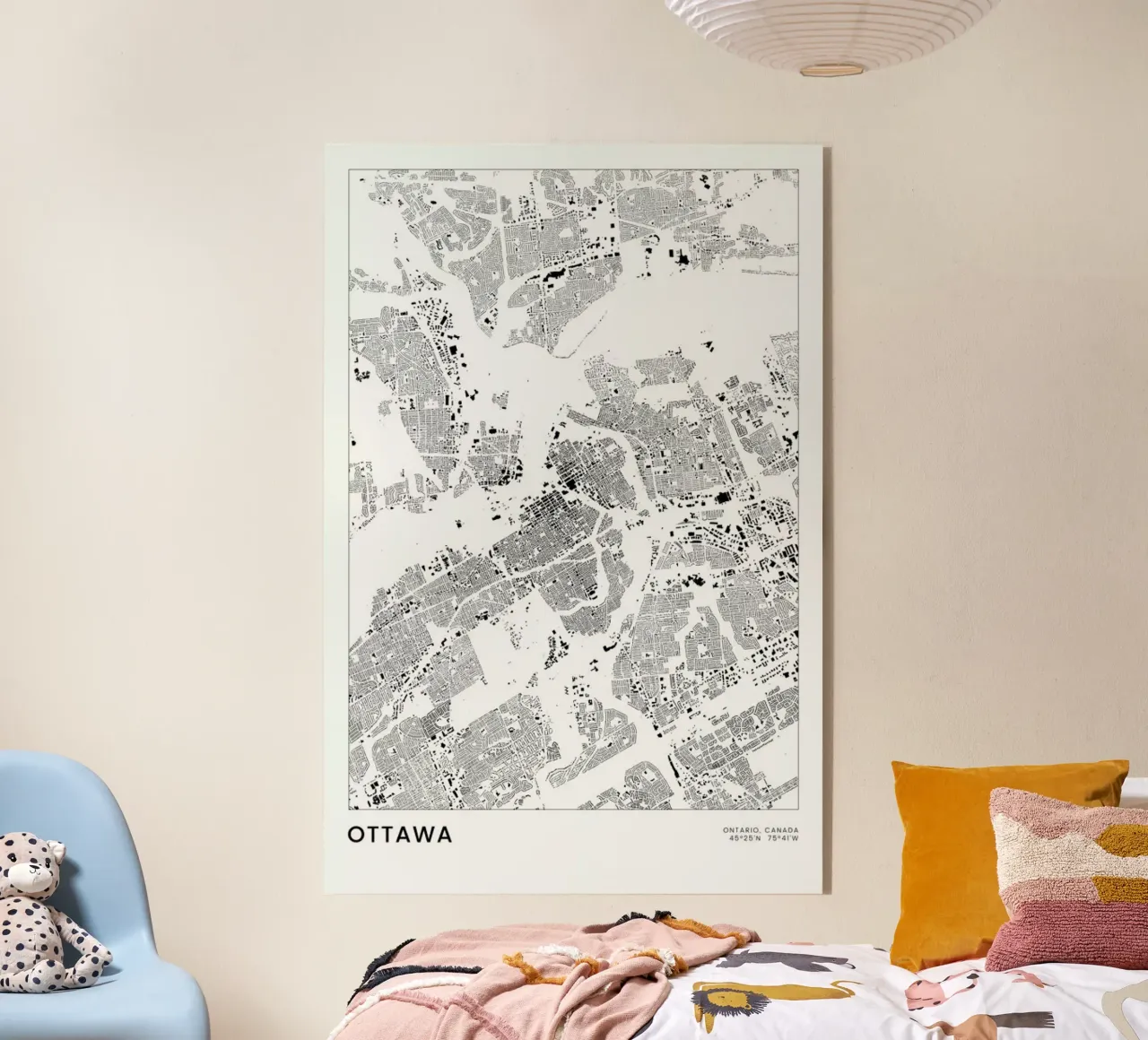 Ottawa plexiglass da The Cartography Collection