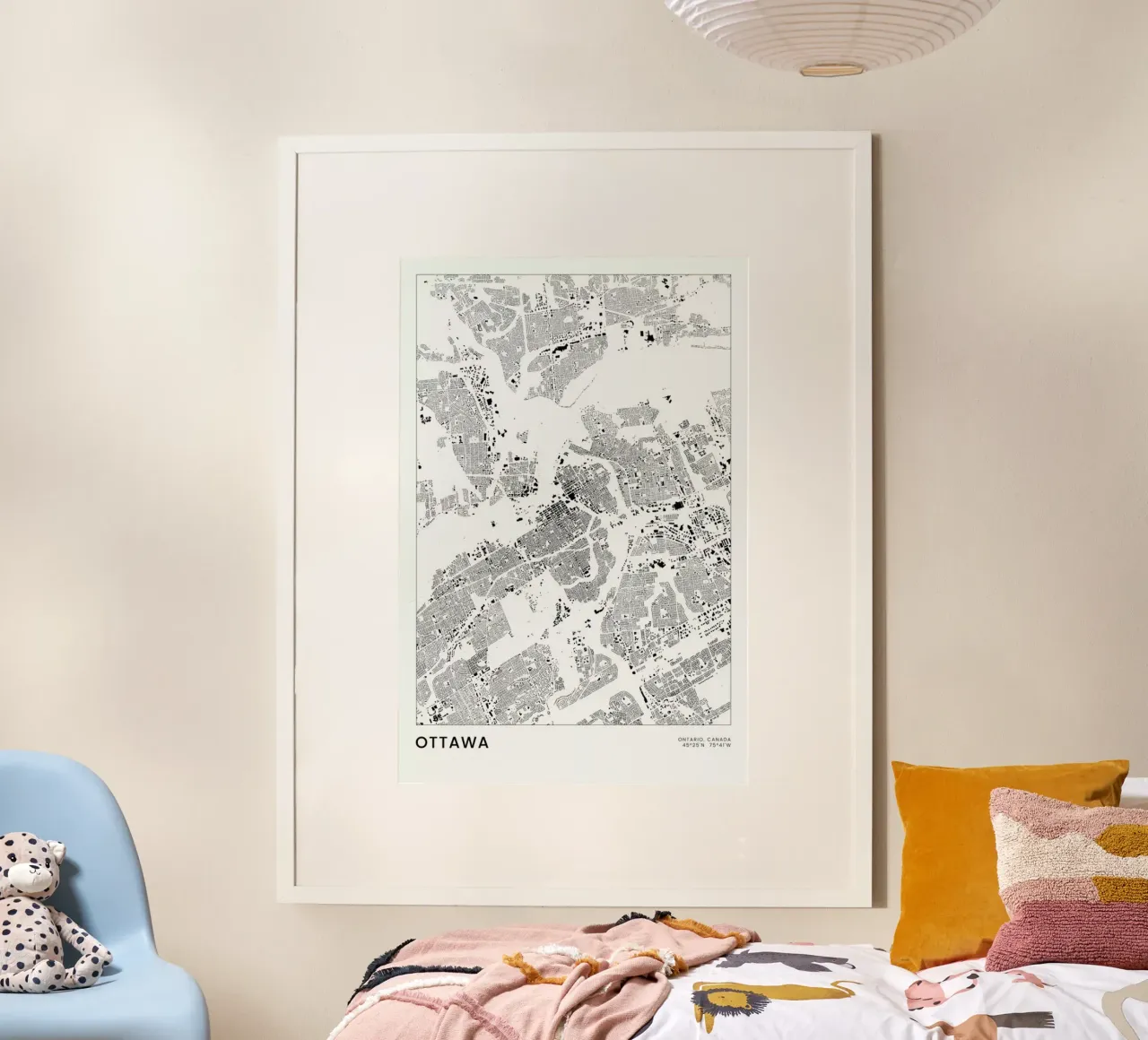 Ottawa poster da The Cartography Collection