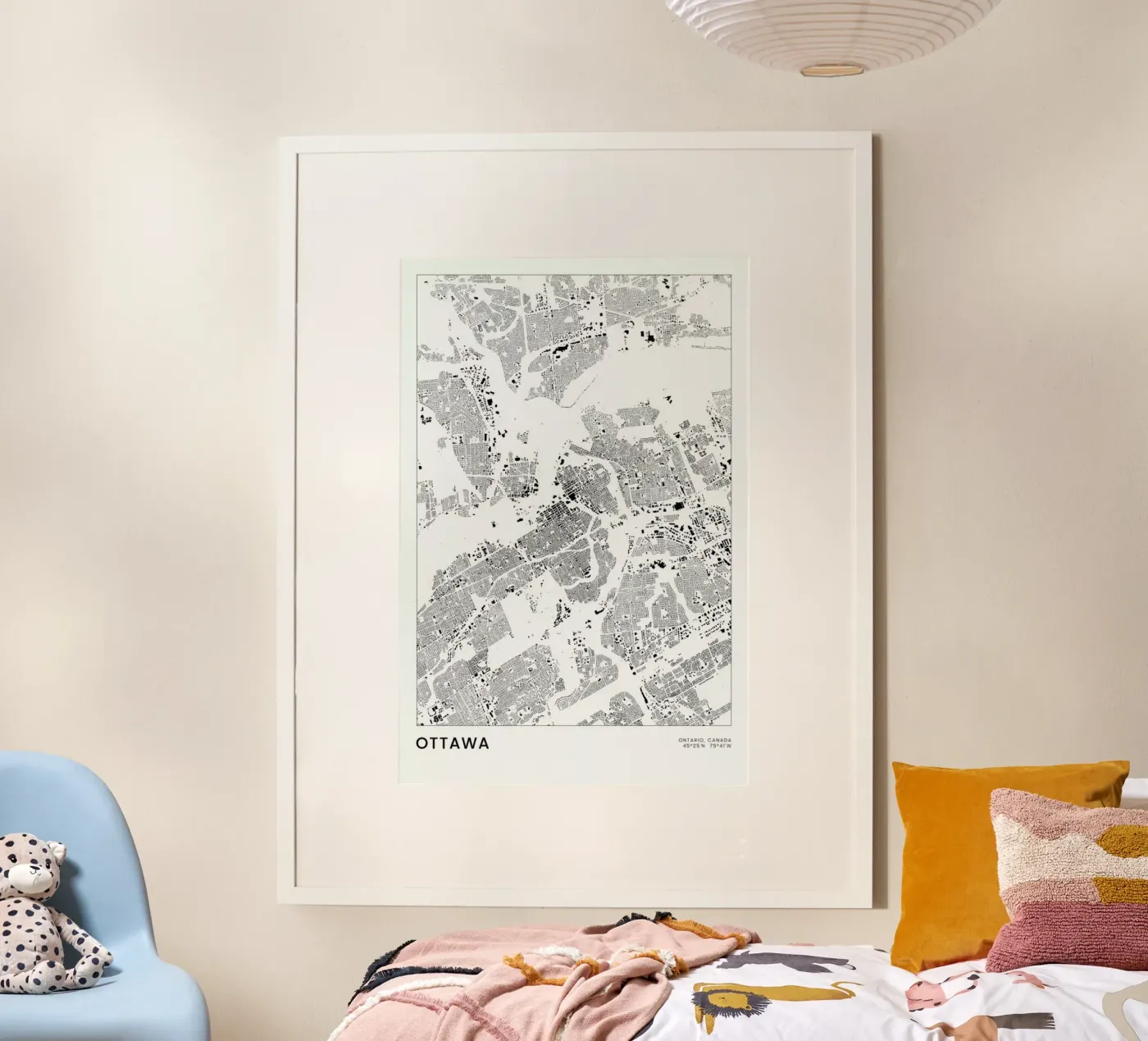 Ottawa poster by The Cartography Collection