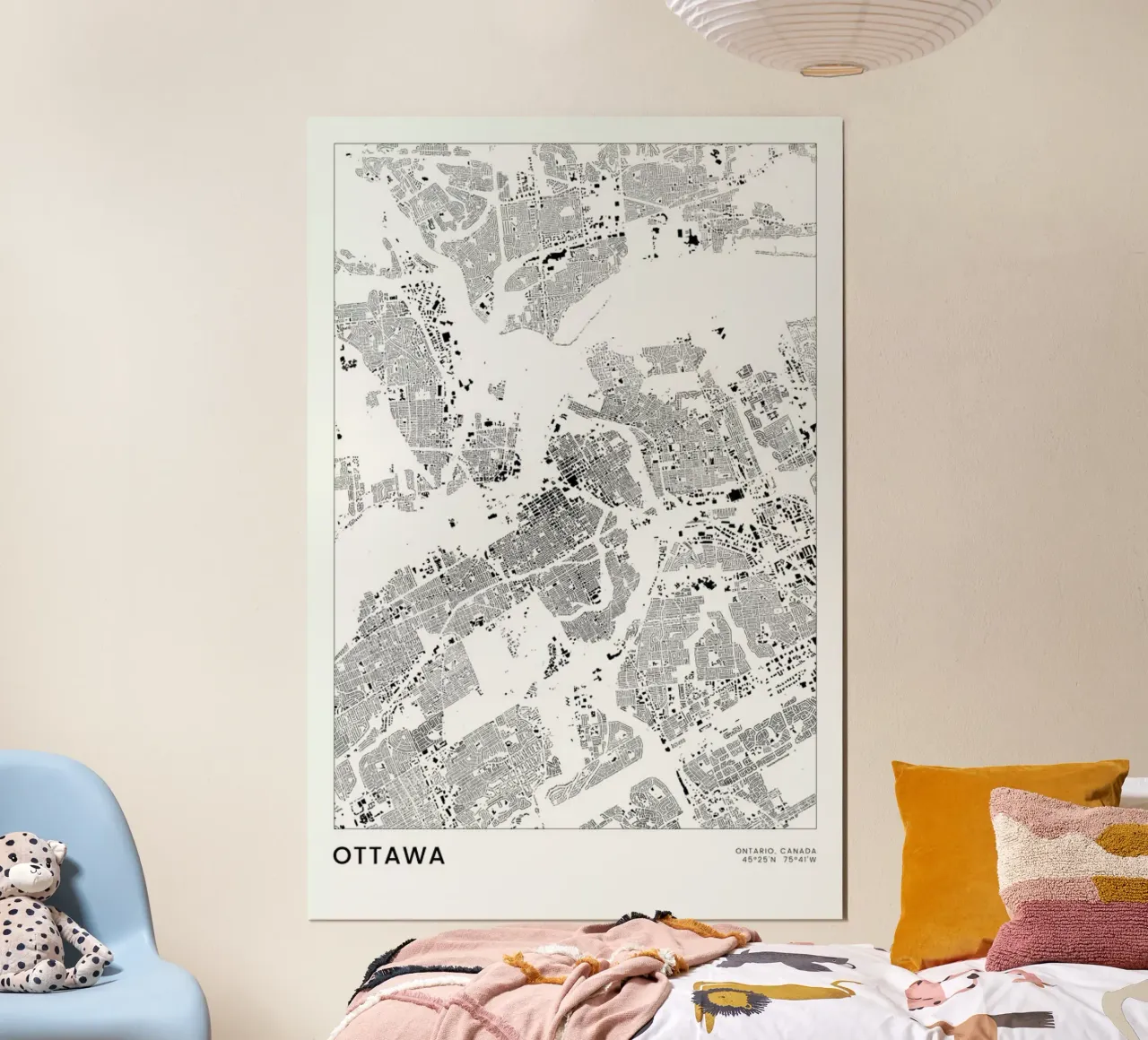 Ottawa poster da The Cartography Collection