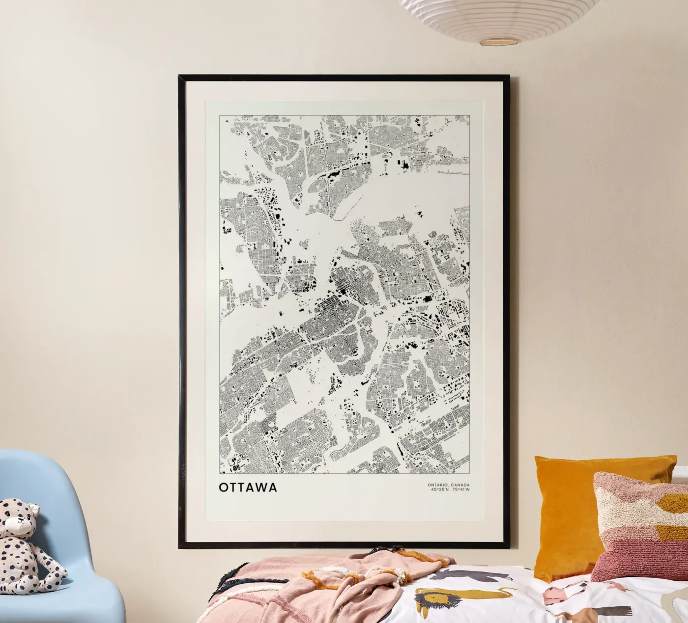 Ottawa poster by The Cartography Collection