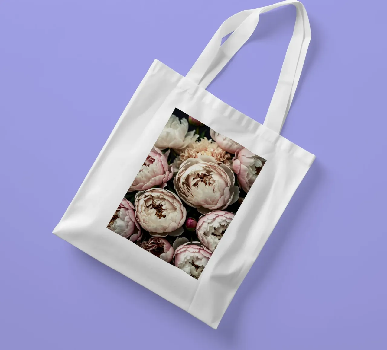 Peony Dreams in Light borsa in juta da BLICKPUNKT