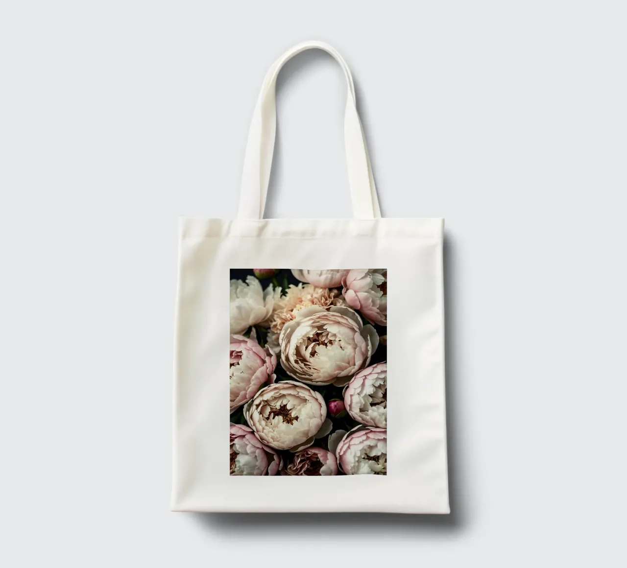 Peony Dreams in Light borsa in juta da BLICKPUNKT