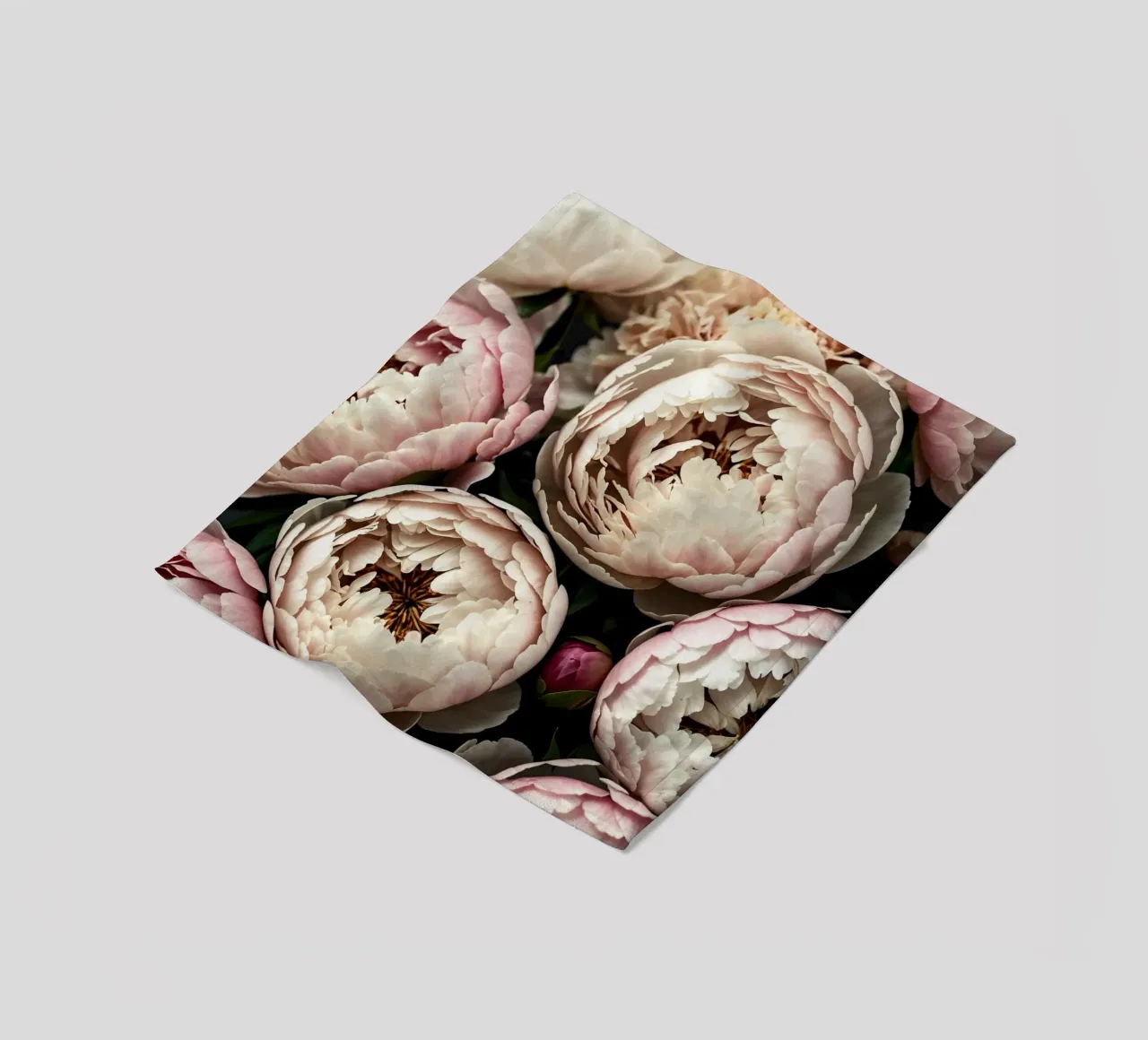 Peony Dreams in Light coperta in pile da BLICKPUNKT