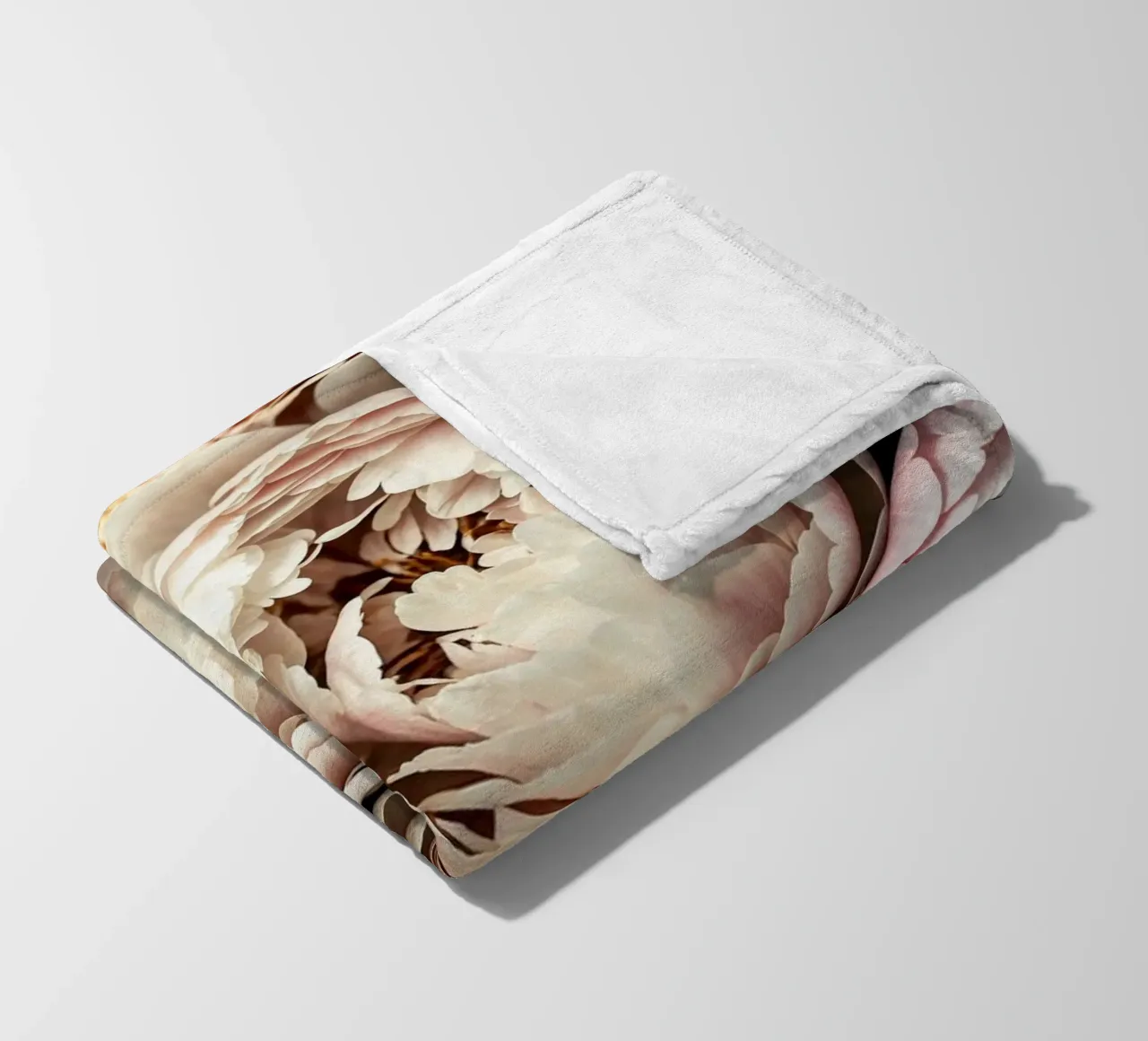 Peony Dreams in Light coperta in pile da BLICKPUNKT