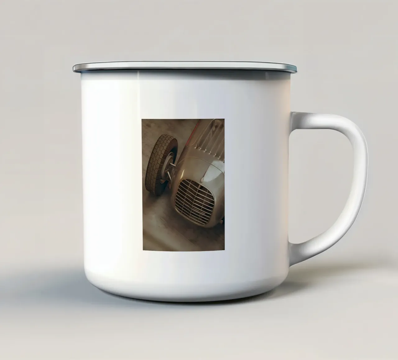 Auto d'epoca tazza in smalto da CAR EDITION
