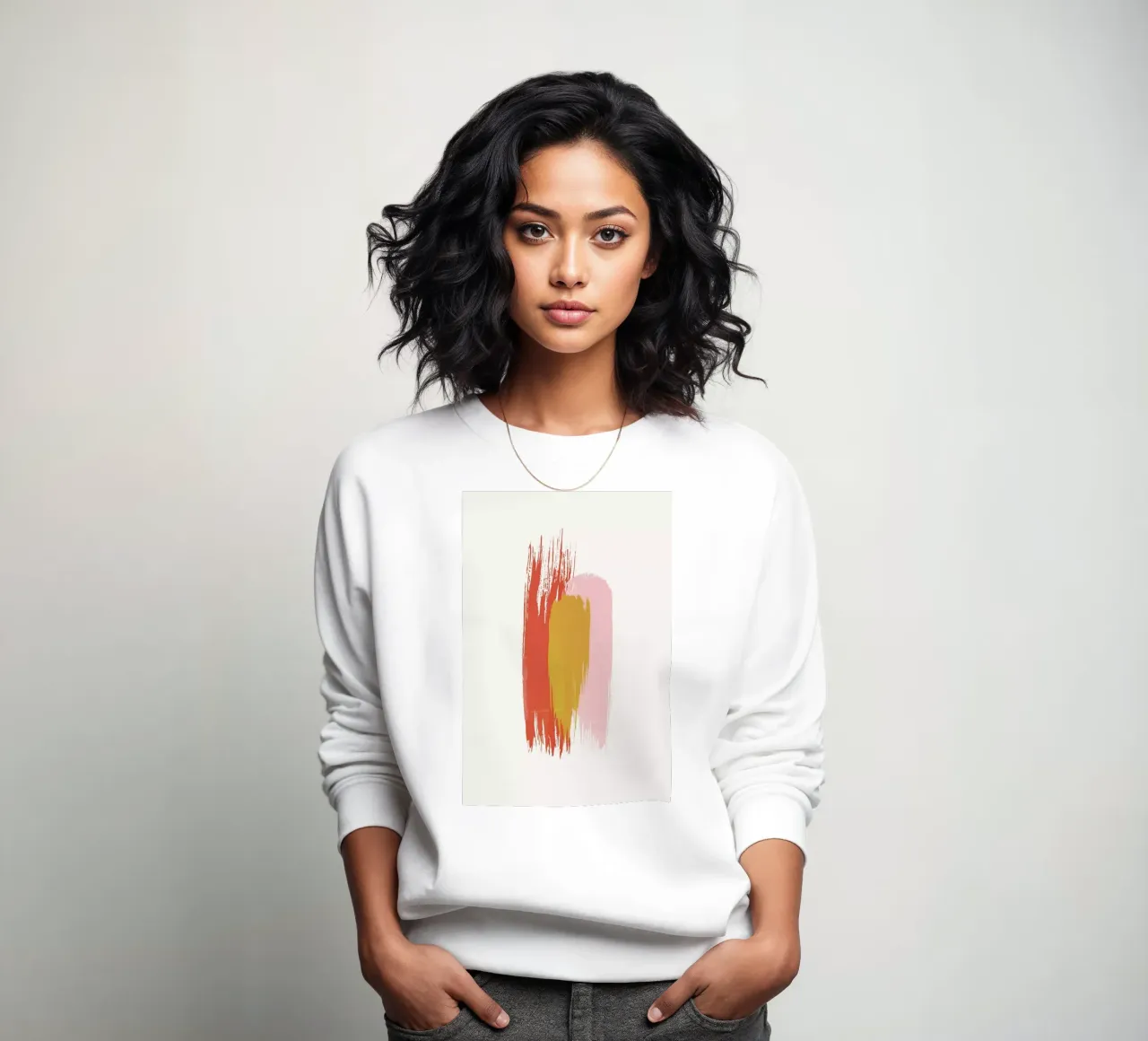 Brushstrokes IV sudadera de Pure