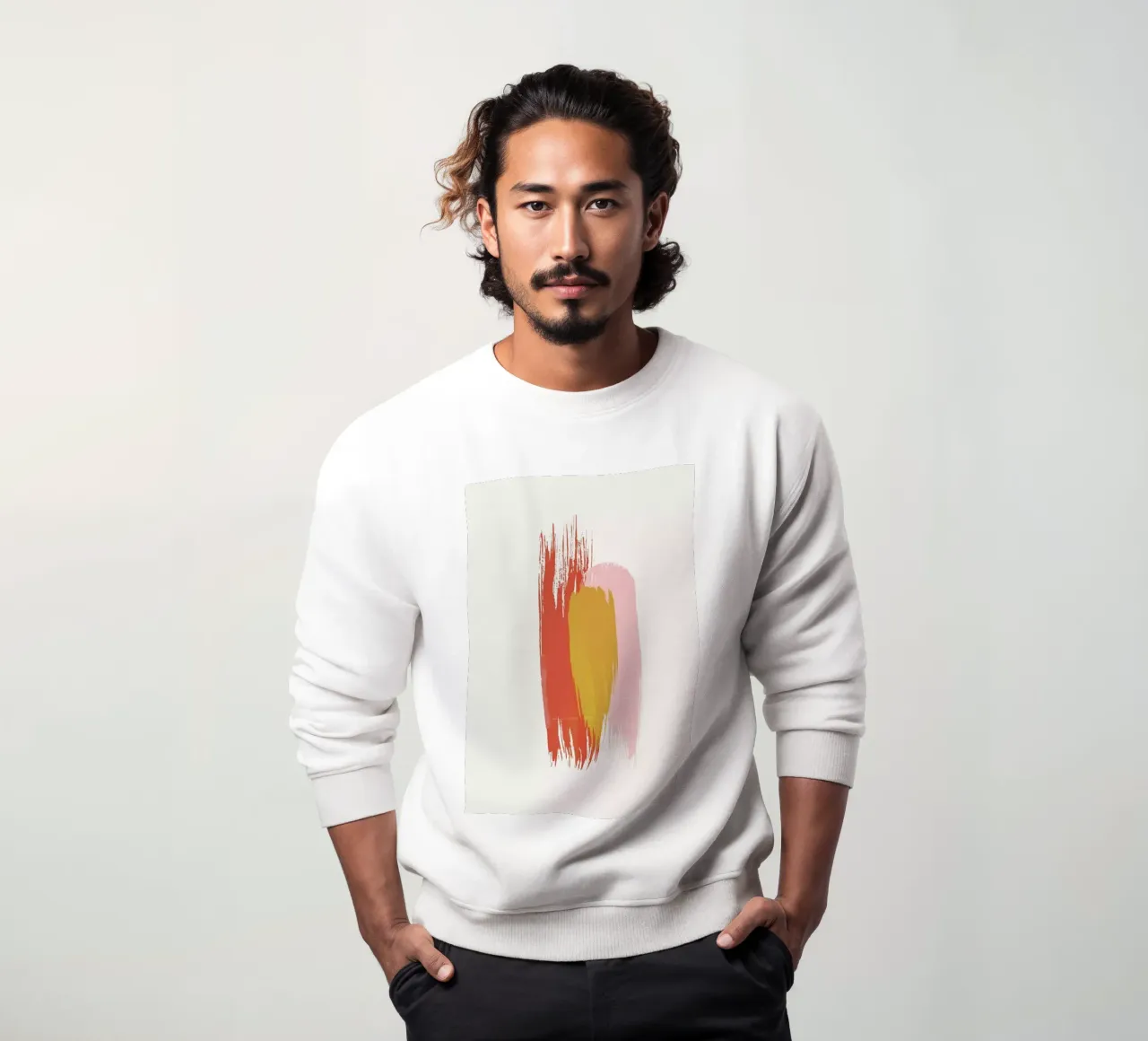 Brushstrokes IV sudadera de Pure