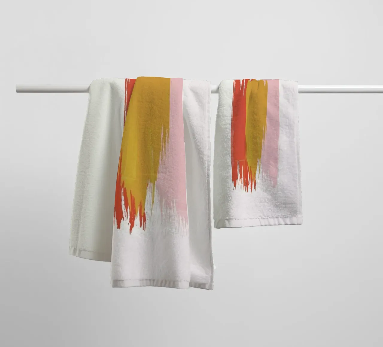 Brushstrokes IV towel by Pure