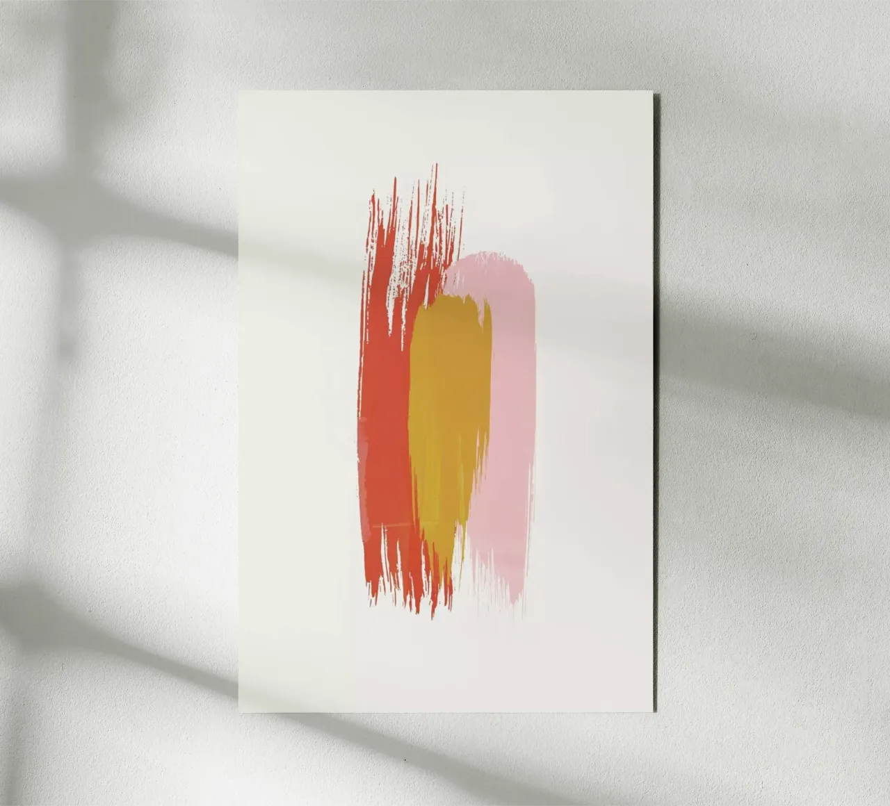 Brushstrokes IV alu-dibond by Pure