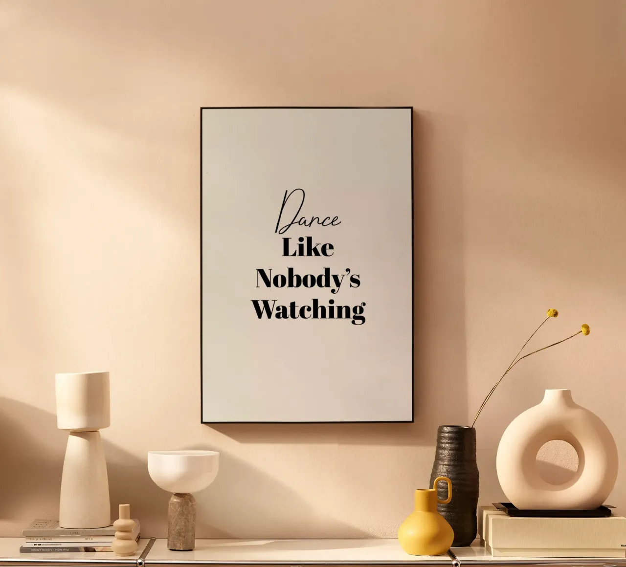 Dance plexiglass da typed