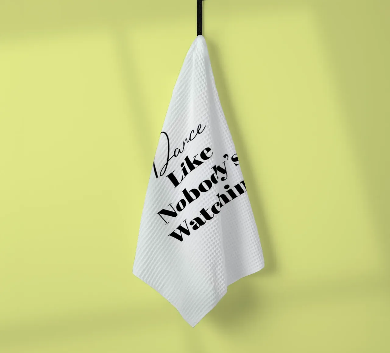 Dance theedoek van typed