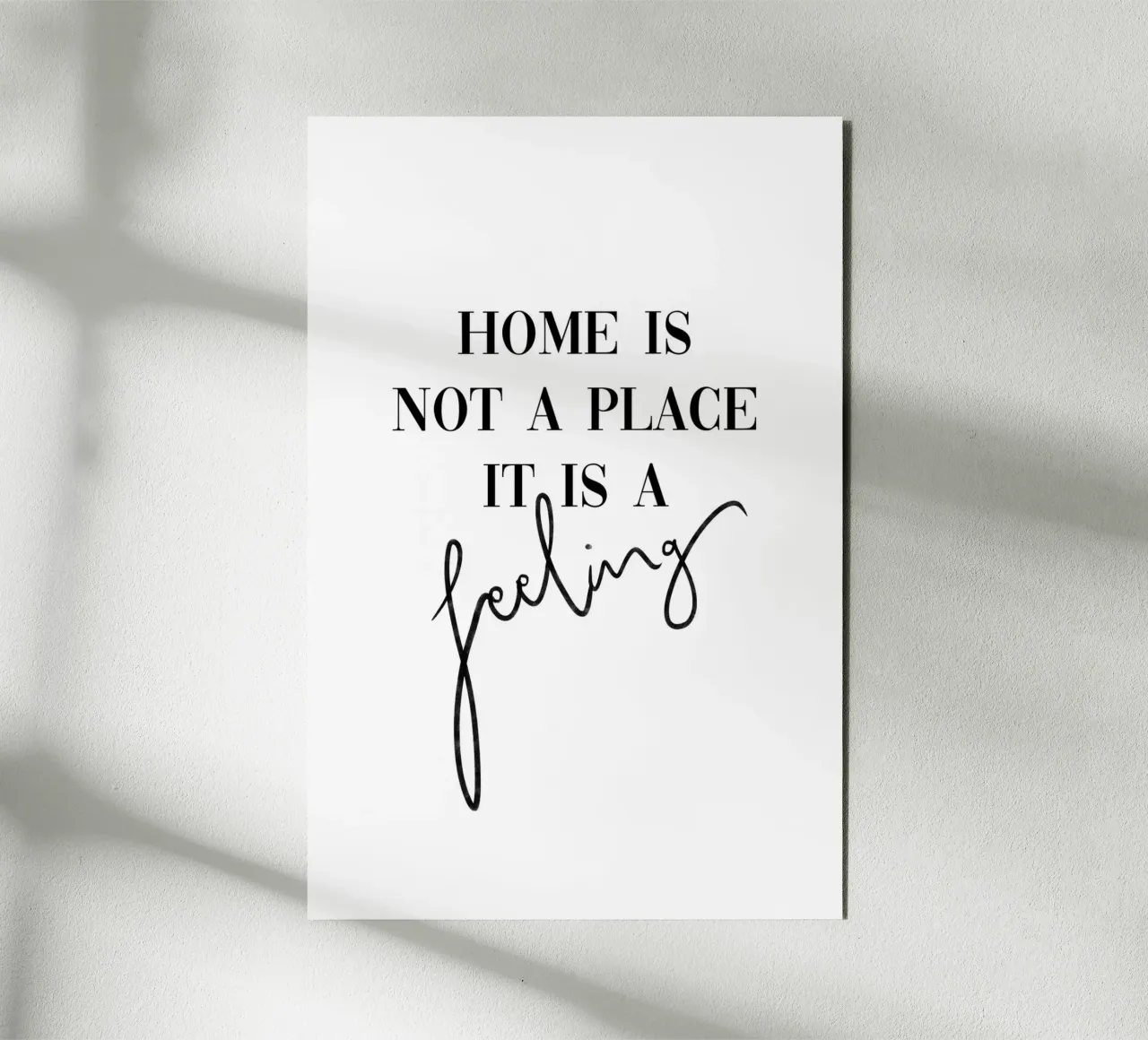 Home Is a Feeling panneau forex de KRUTH DESIGN