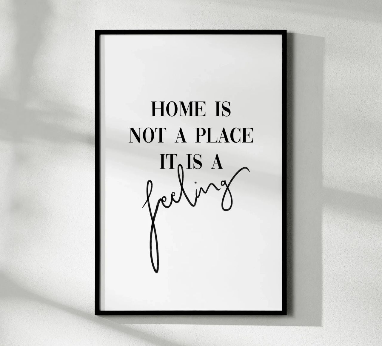 Home Is a Feeling poster de KRUTH DESIGN