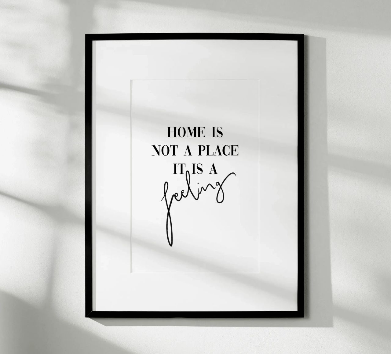 Home Is a Feeling poster de KRUTH DESIGN