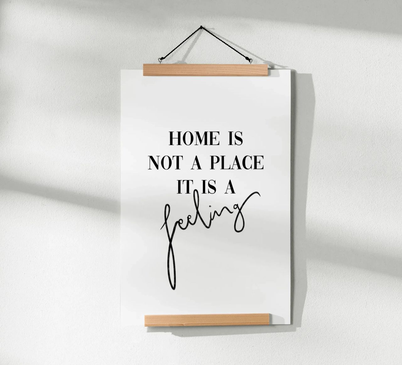 Home Is a Feeling poster de KRUTH DESIGN