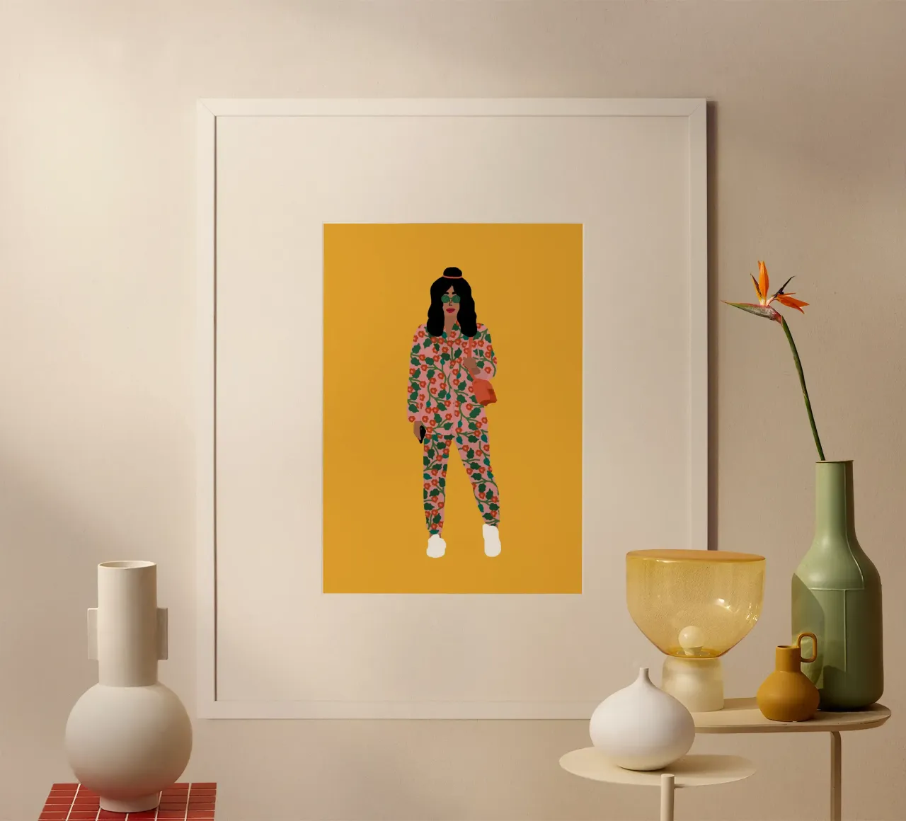 Ragazza della settimana della moda carta hahnemühle da Rafaela Mascaro