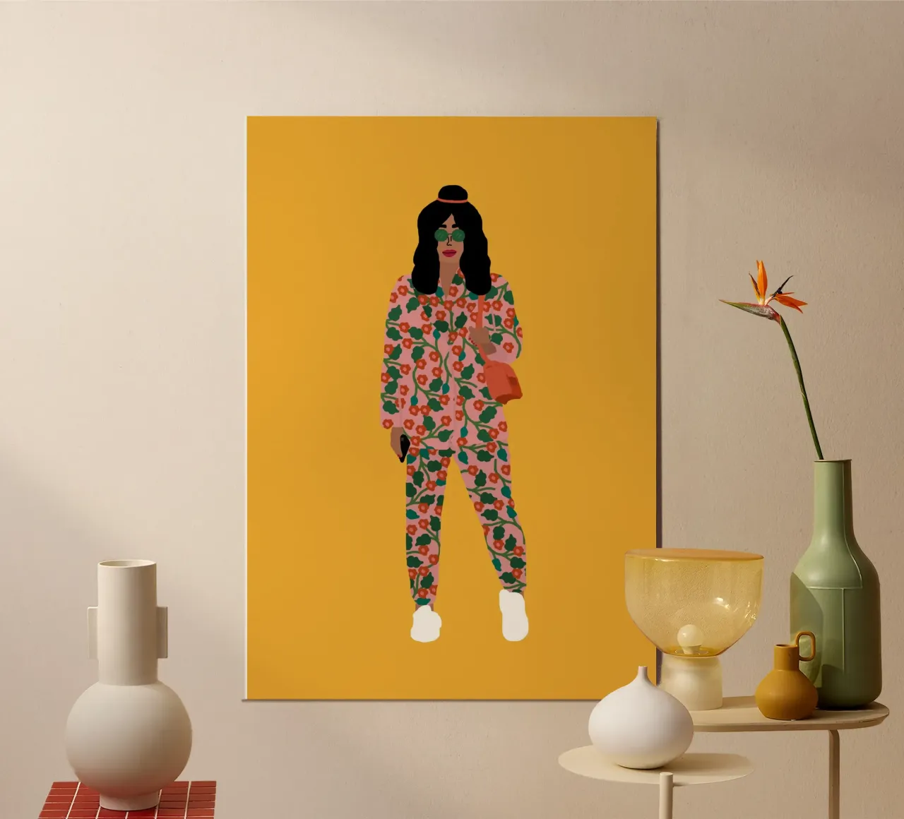 Ragazza della settimana della moda carta hahnemühle da Rafaela Mascaro
