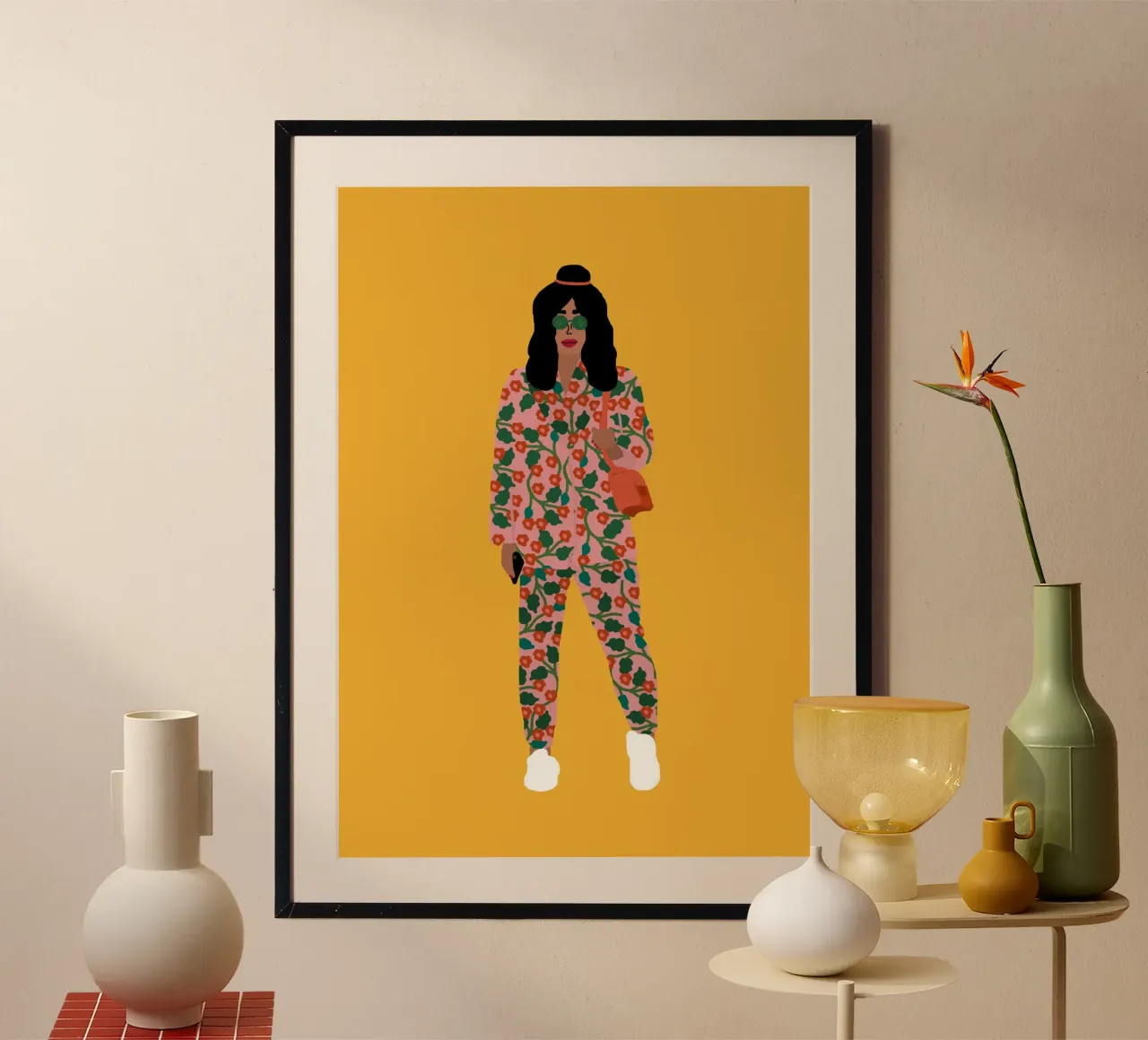 Ragazza della settimana della moda carta hahnemühle da Rafaela Mascaro
