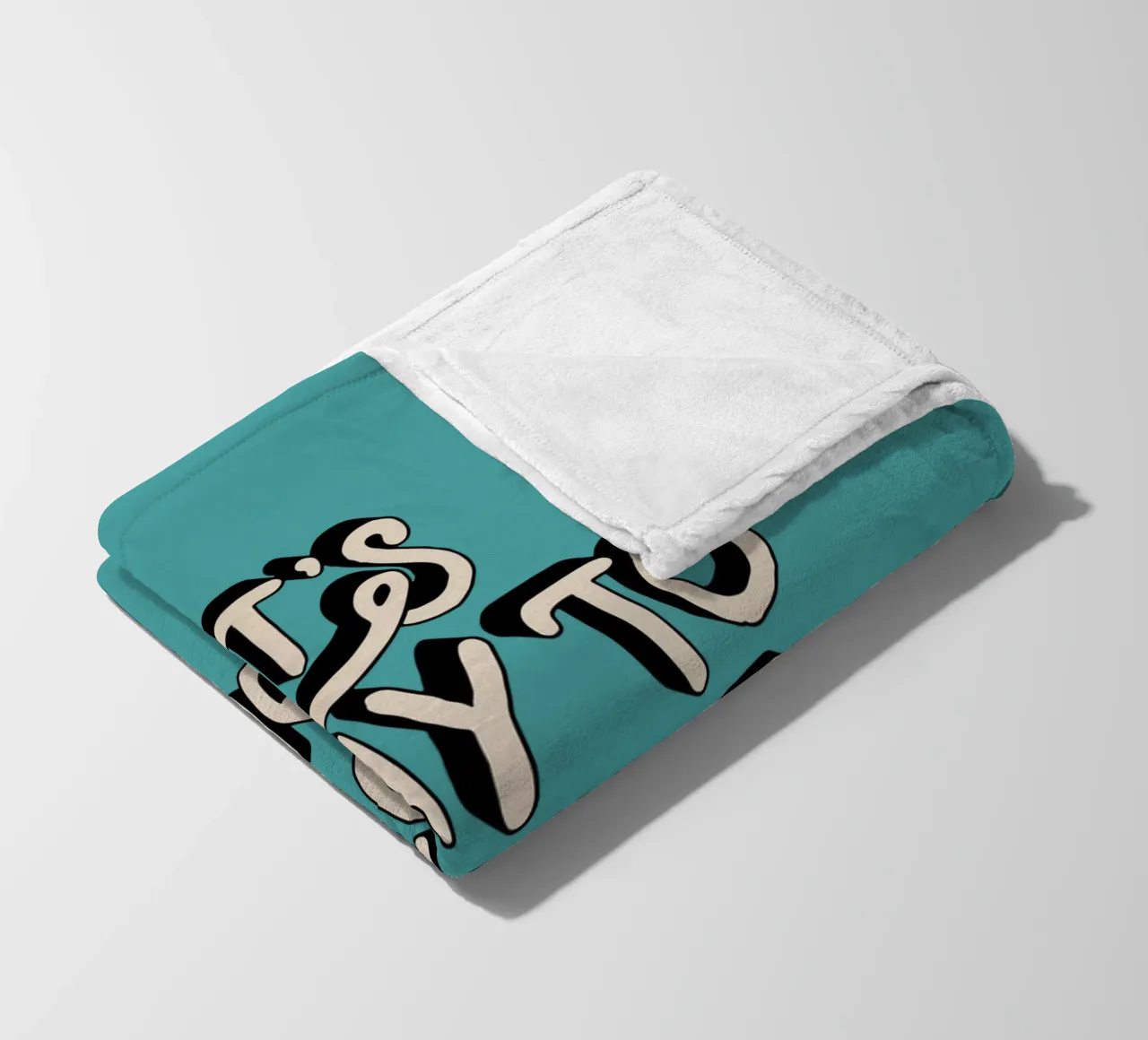 Va bene non essere a posto coperta in pile da THE MOTIVATED TYPE