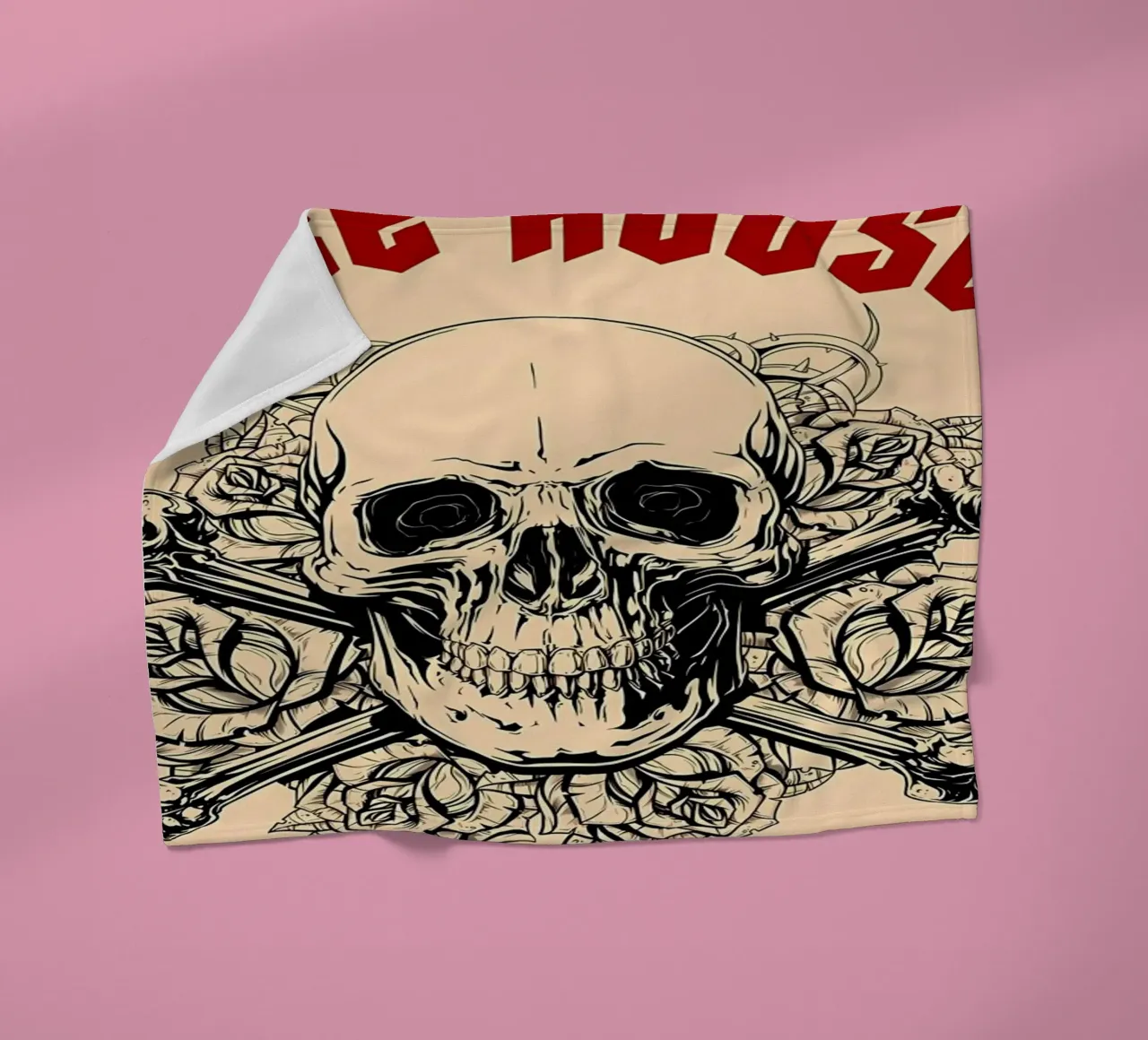 Cranio musicale Firehouse Rock coperta in pile da diedrich