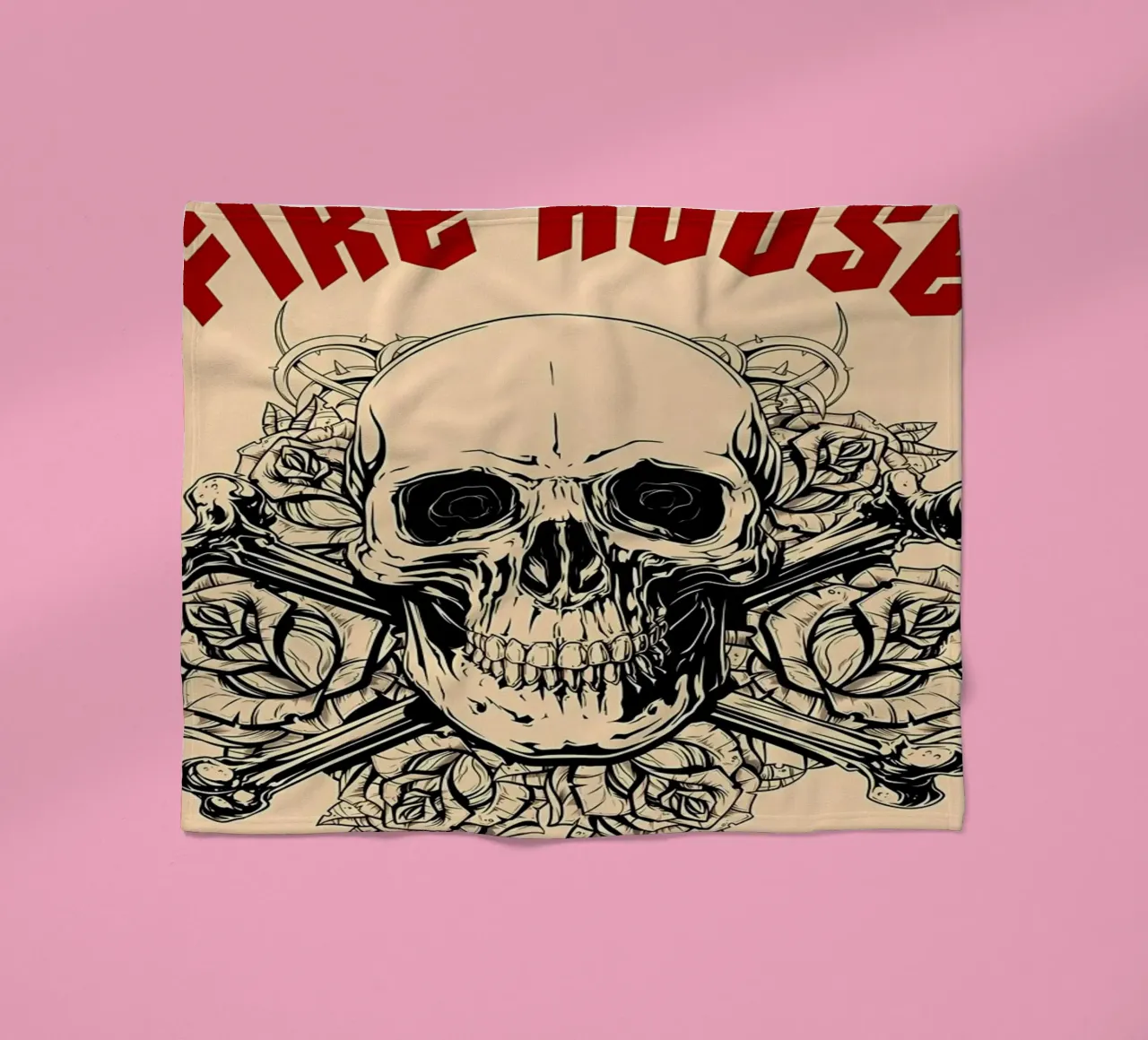 Cranio musicale Firehouse Rock coperta in pile da diedrich