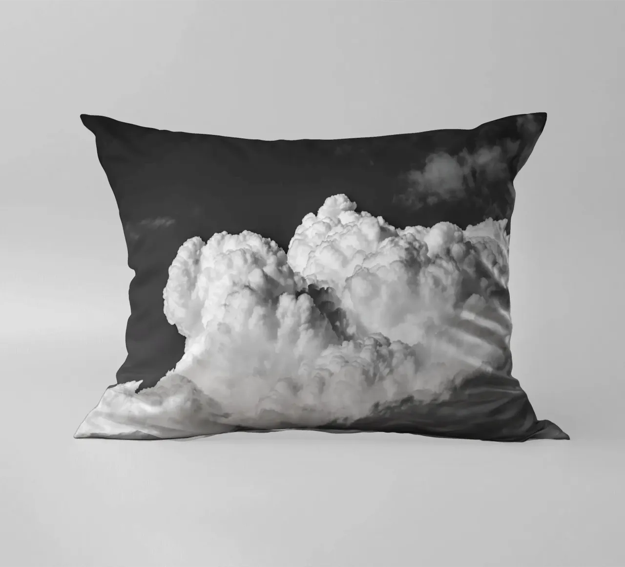 Movement in Sky #2 decorative cushion by rafael campezato