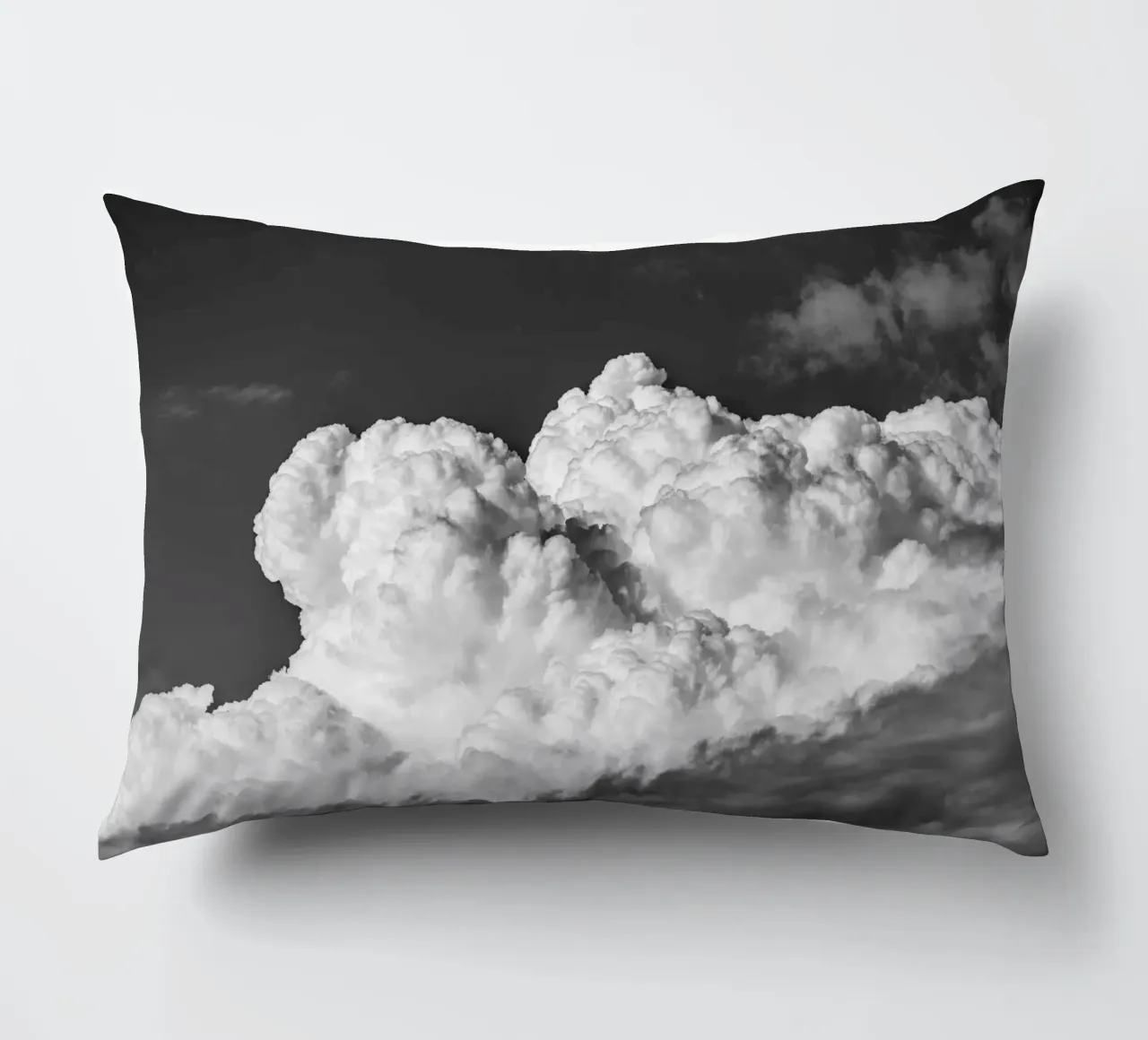 Movement in Sky #2 decorative cushion by rafael campezato