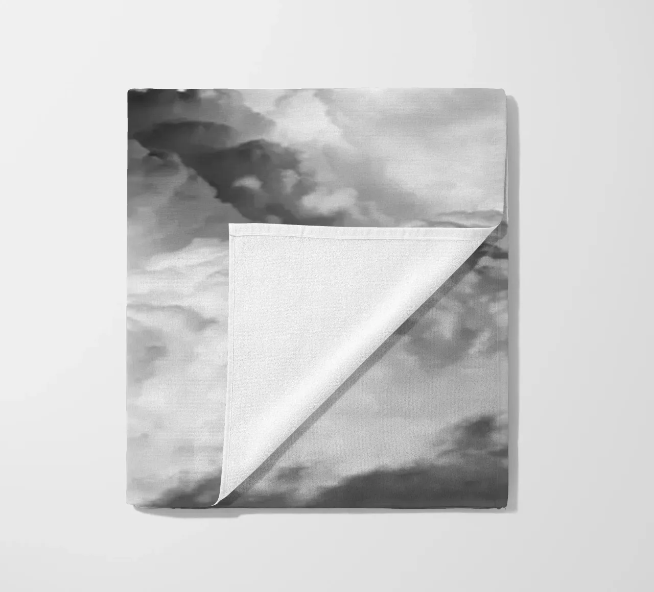 Movement in Sky #2 beach towel by rafael campezato