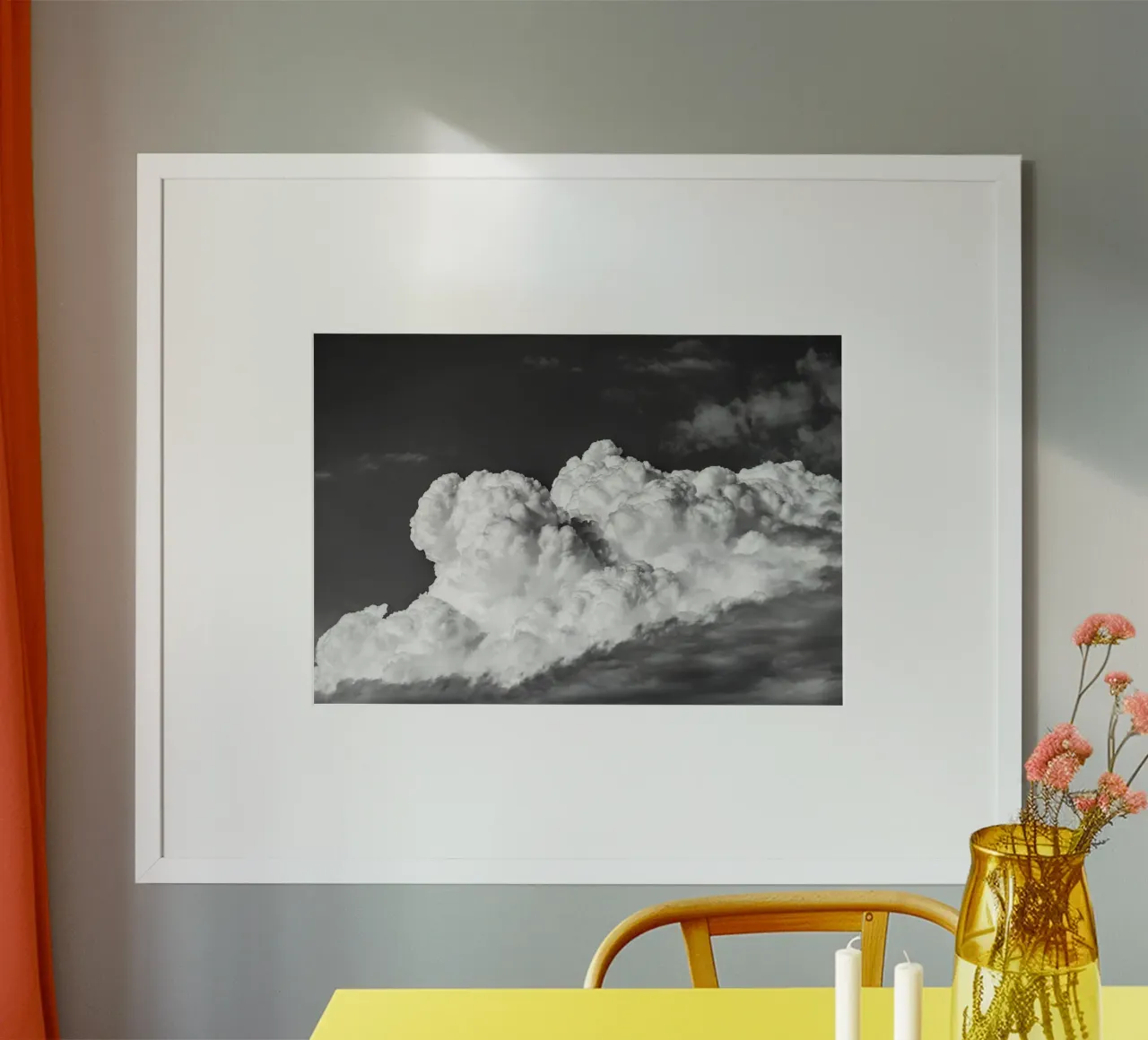 Movement in Sky #2 hahnemühle by rafael campezato